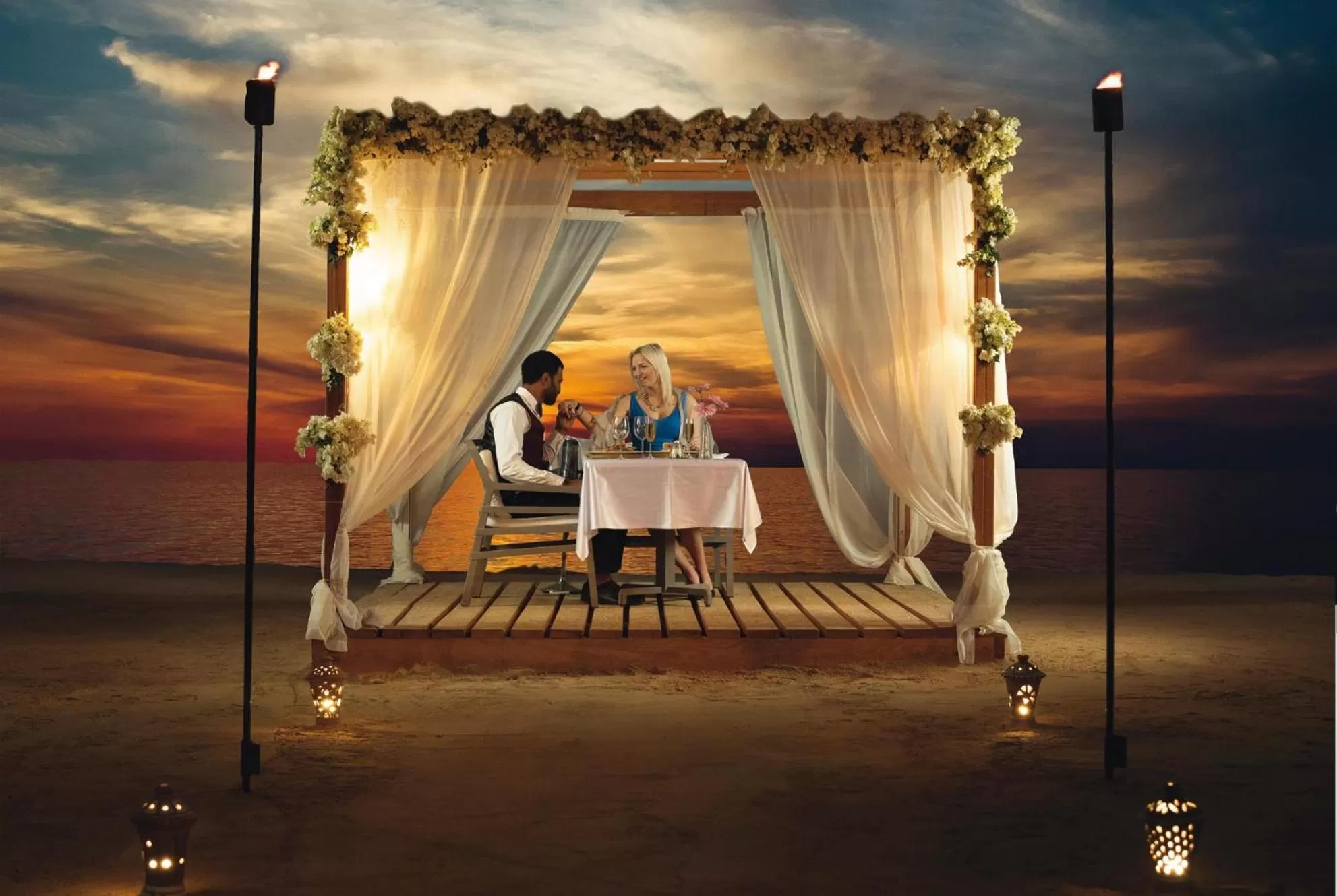 Beach in Movenpick Waterpark Resort & Spa Soma Bay