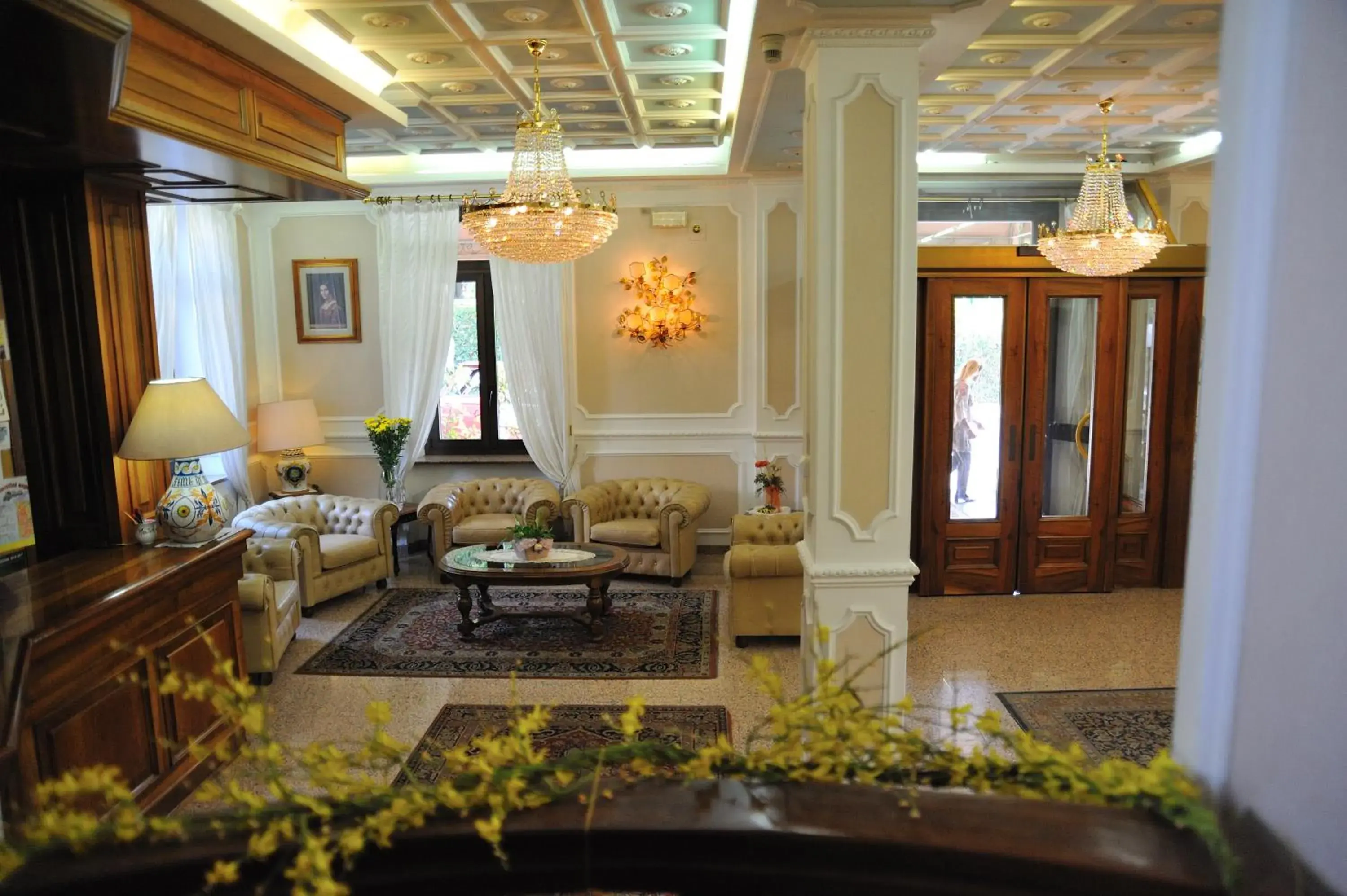 Lobby or reception in Hotel Savona Lobby or reception in Hotel Savona