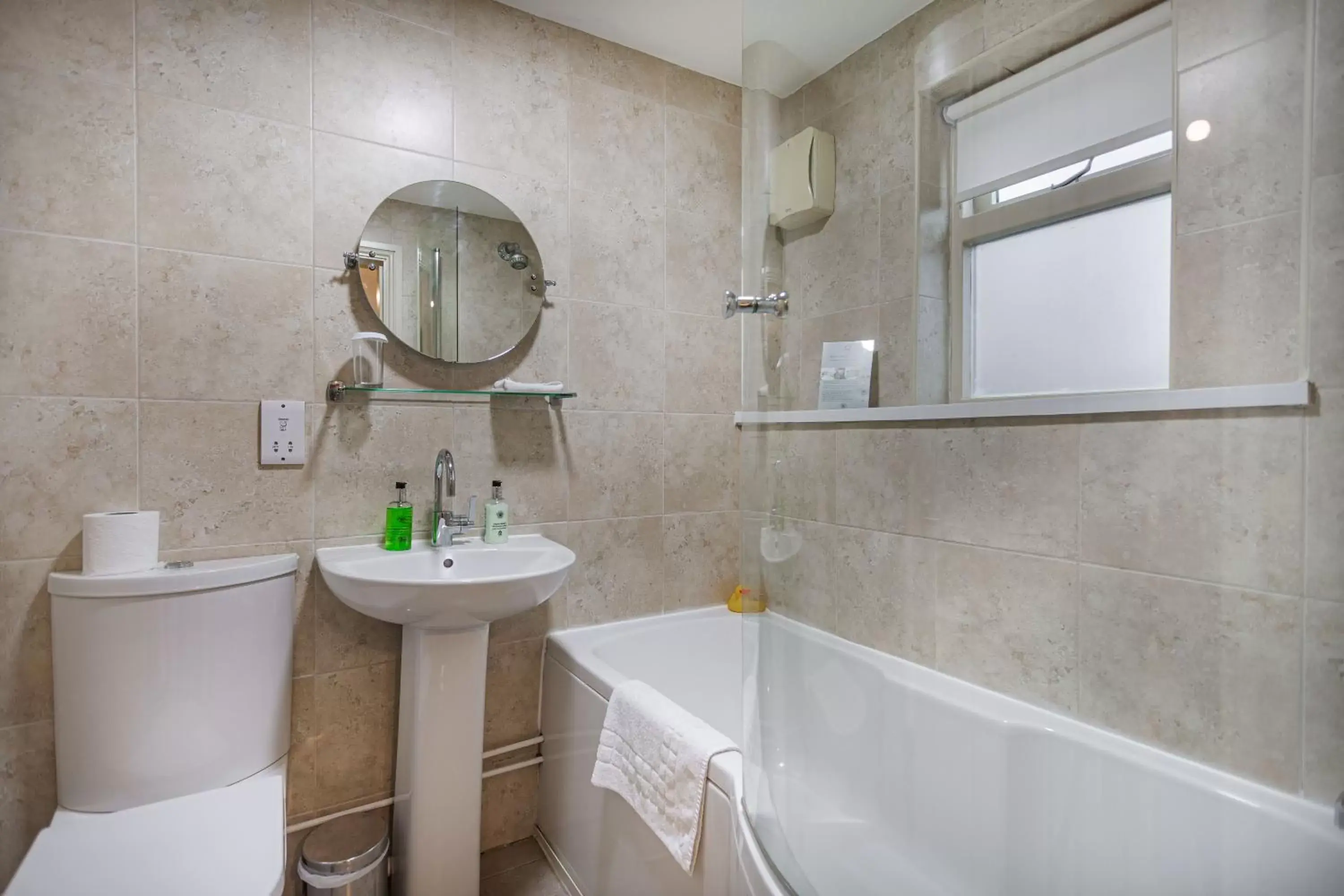 Bathroom in The Wynnstay Hotel, Oswestry, Shropshire