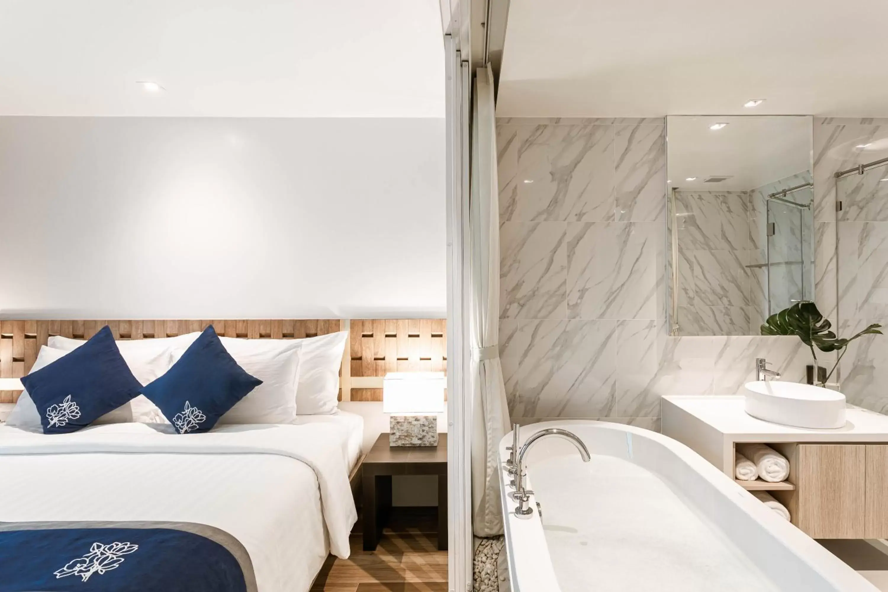 Bathroom, Bed in Wintree City Resort Chiang Mai Bathroom, Bed in Wintree City Resort Chiang Mai