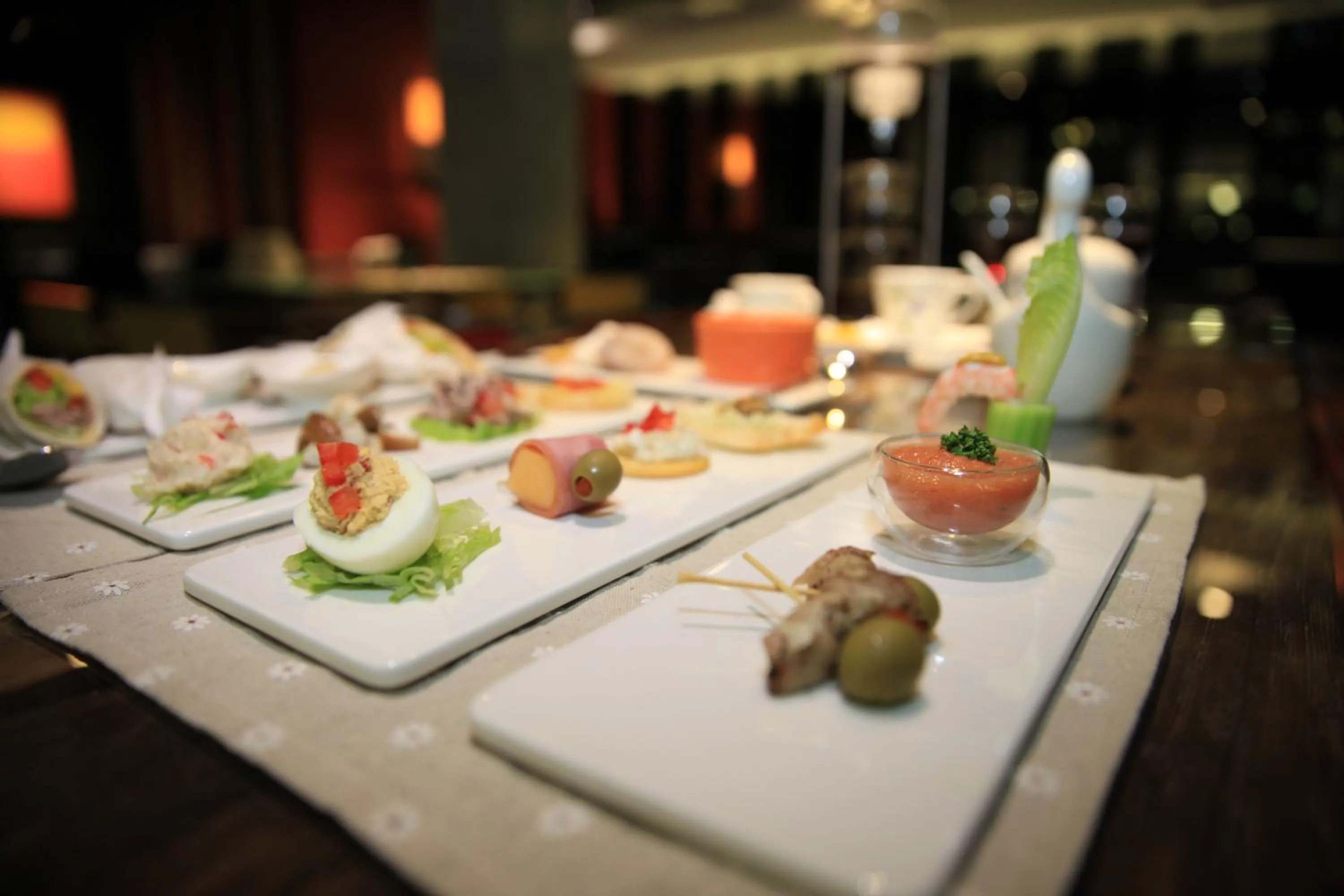 Buffet breakfast in Hotel Les Champs Hualien