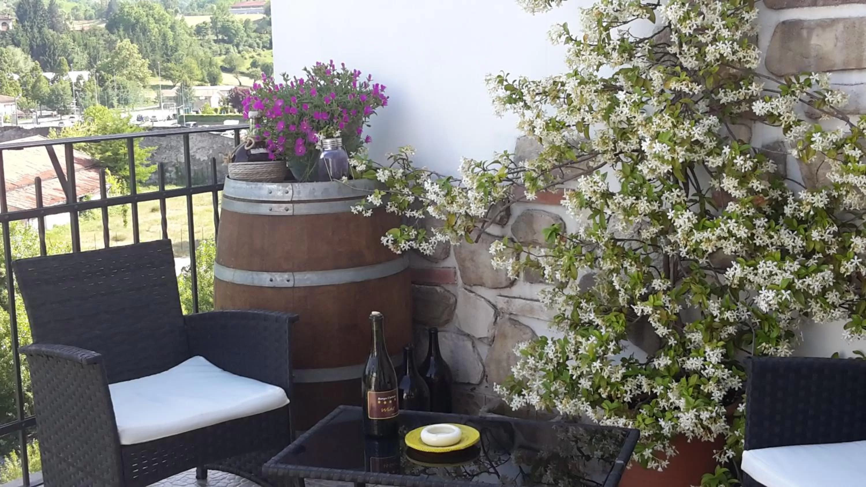 Balcony/Terrace in B&B Borgo Cortese