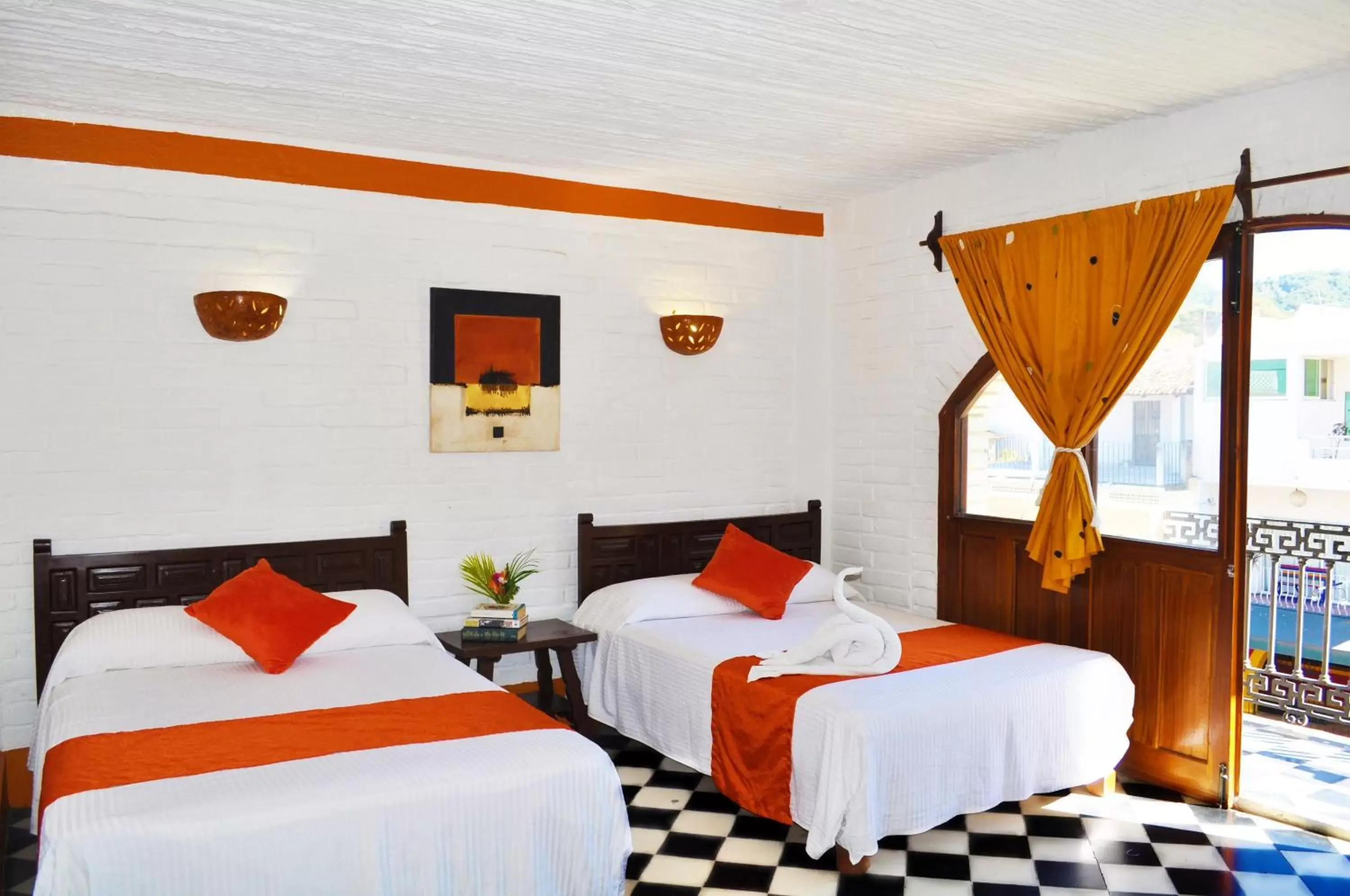 Day, Bed in Hotel Hacienda de Vallarta Centro