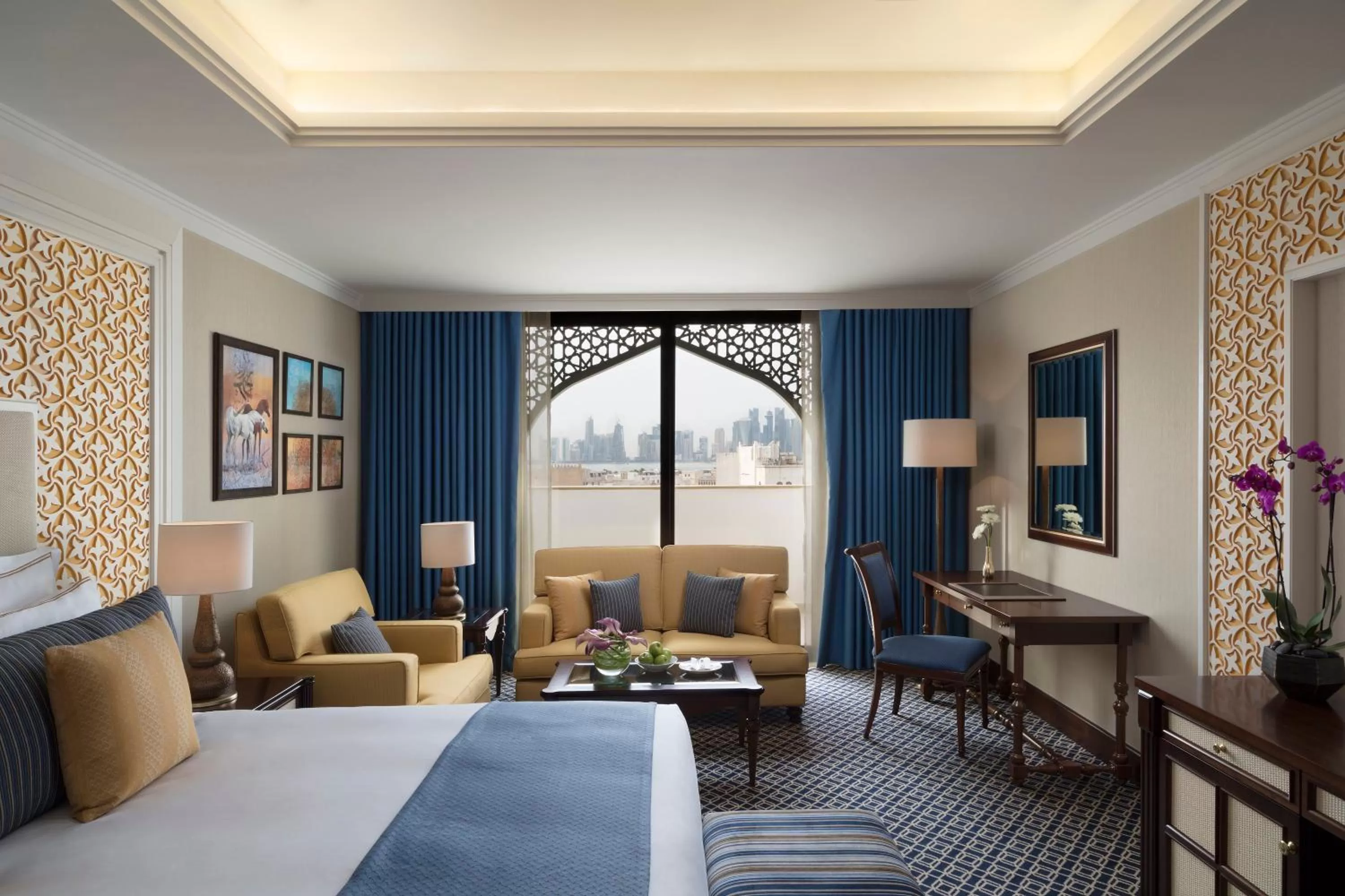 Living room, Bed in Al Najada Doha Hotel by Tivoli