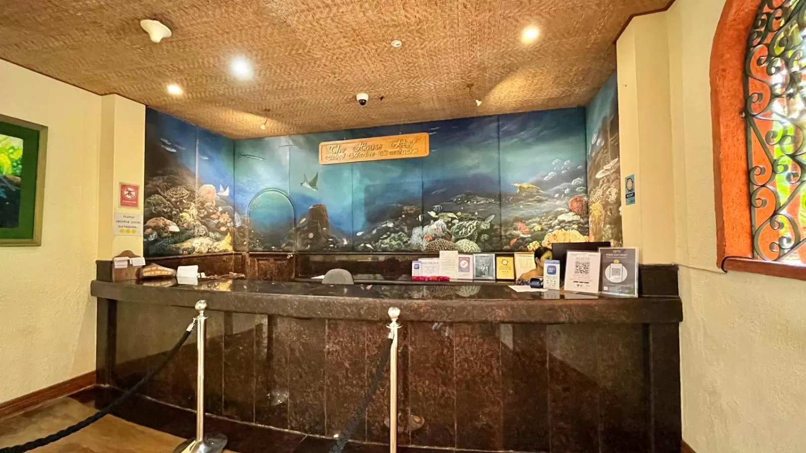 Lobby or reception in Coco Grove Beach Resort, Siquijor Island