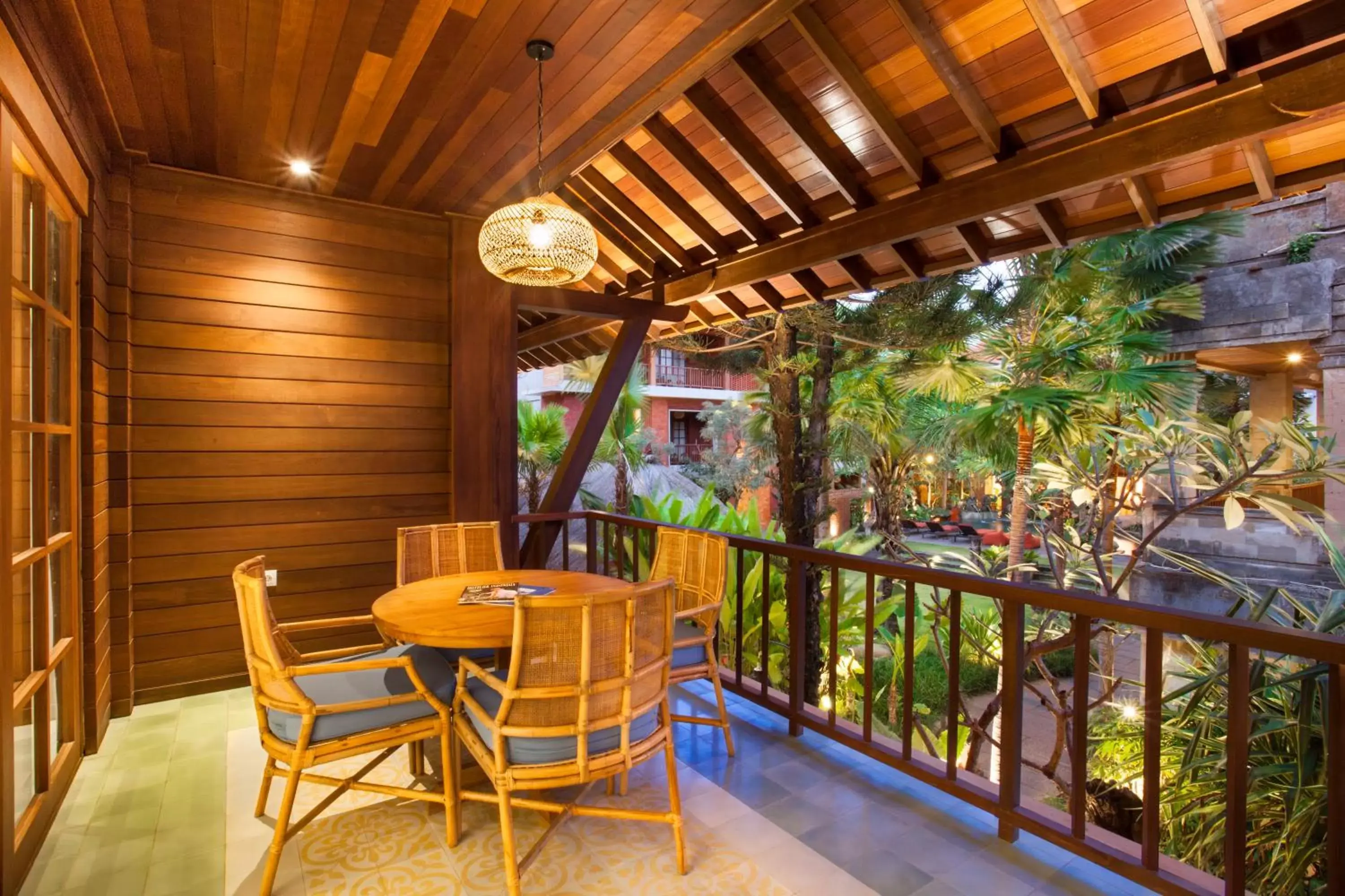 Balcony/Terrace in Fourteen Roses Boutique Hotel, Kuta