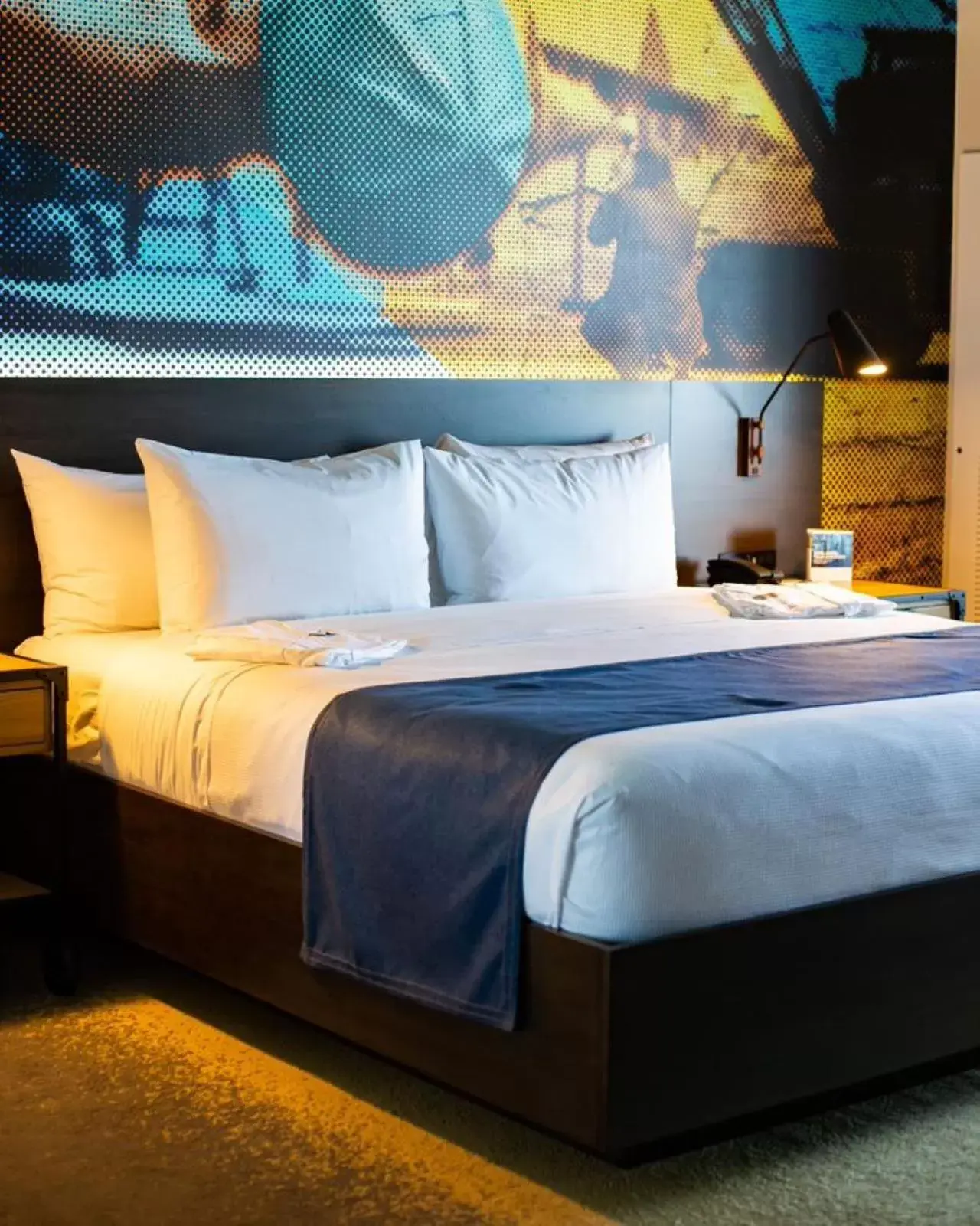 Bedroom, Bed in Hotel Indigo Tulsa DWTN/Entertainment Area