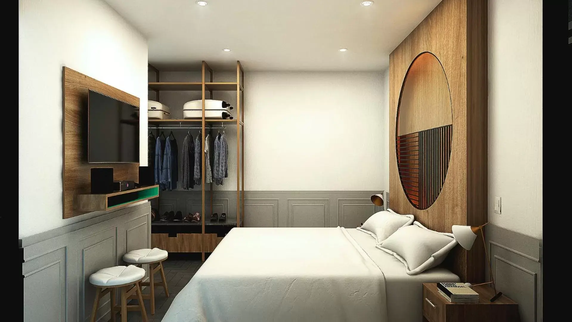 Bedroom, Bed in Singular Joy Downtown Residences