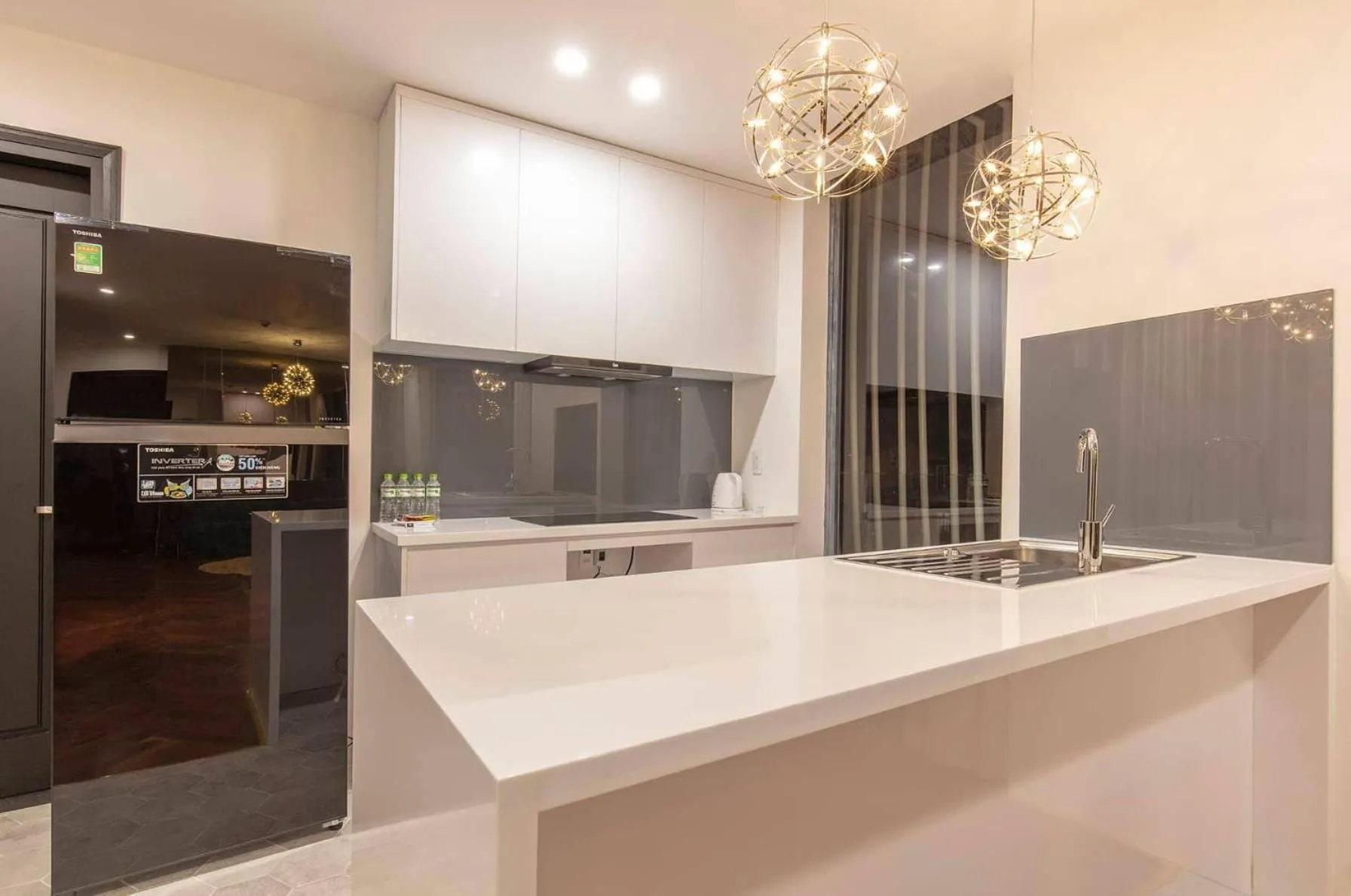 kitchen in Len's Hotel