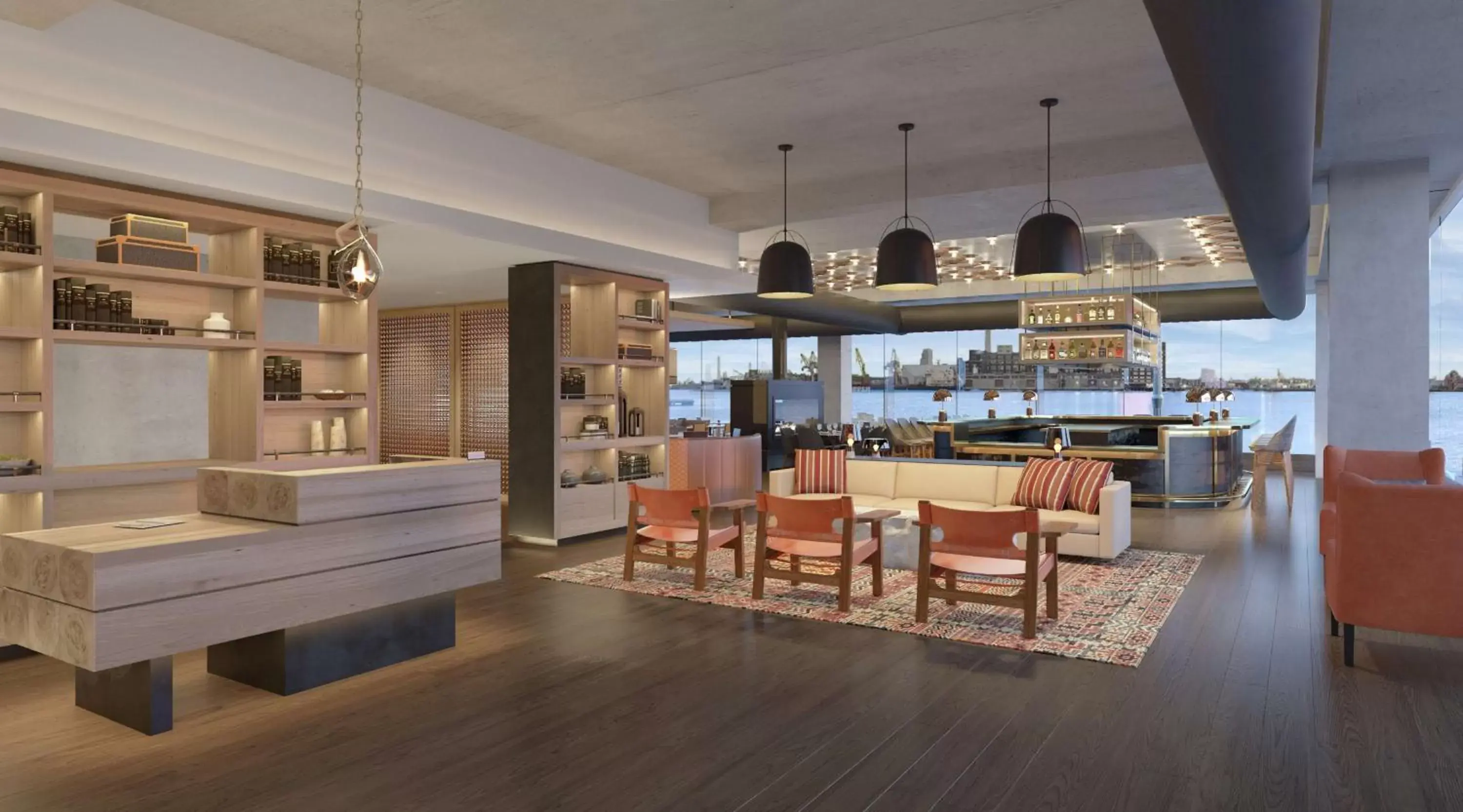 Lounge or bar, Lounge/Bar in Canopy By Hilton Baltimore Harbor Point - Newly Built