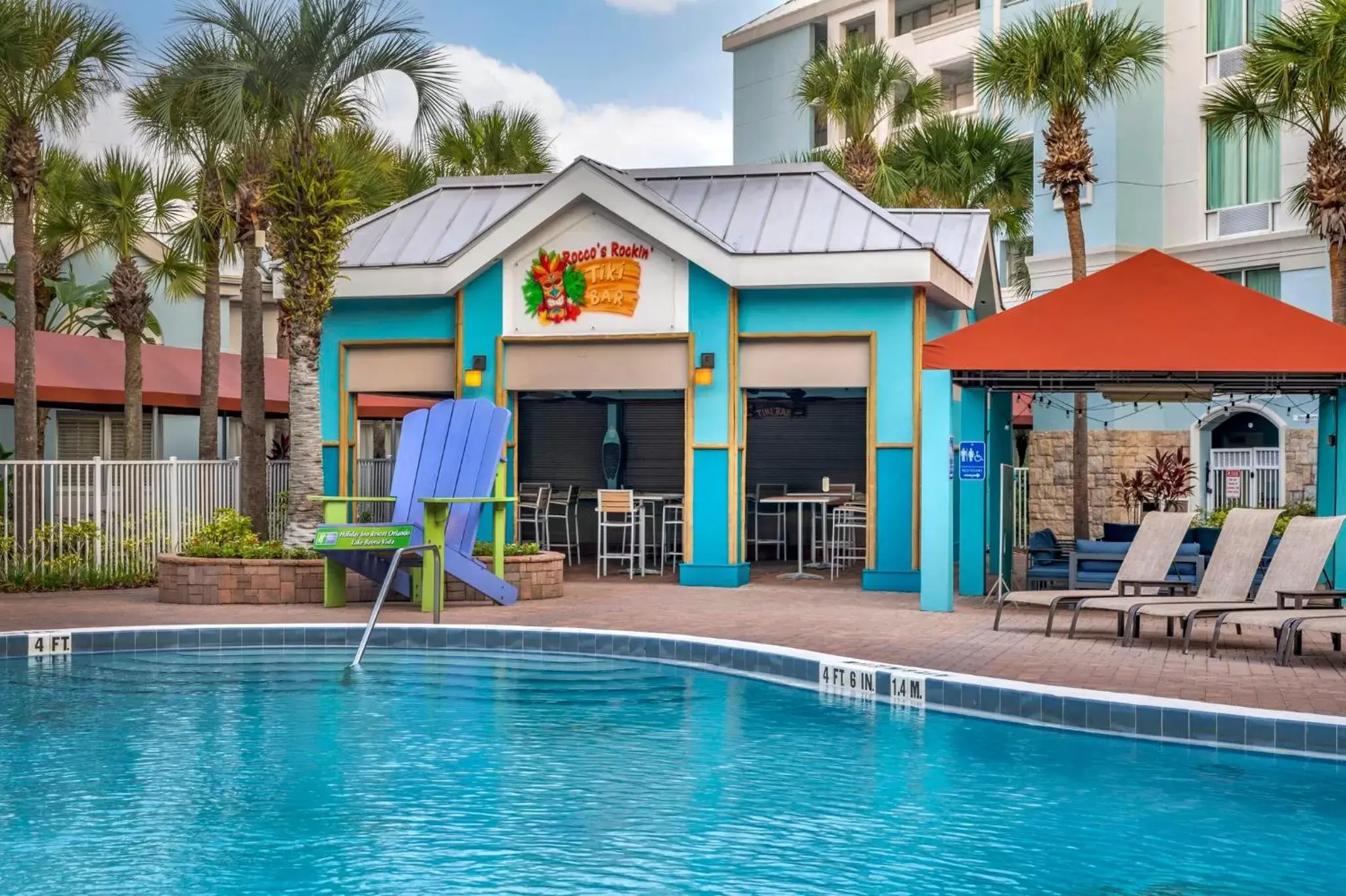 Lounge or bar, Swimming Pool in Holiday Inn Resort Orlando - Lake Buena Vista, an IHG Hotel