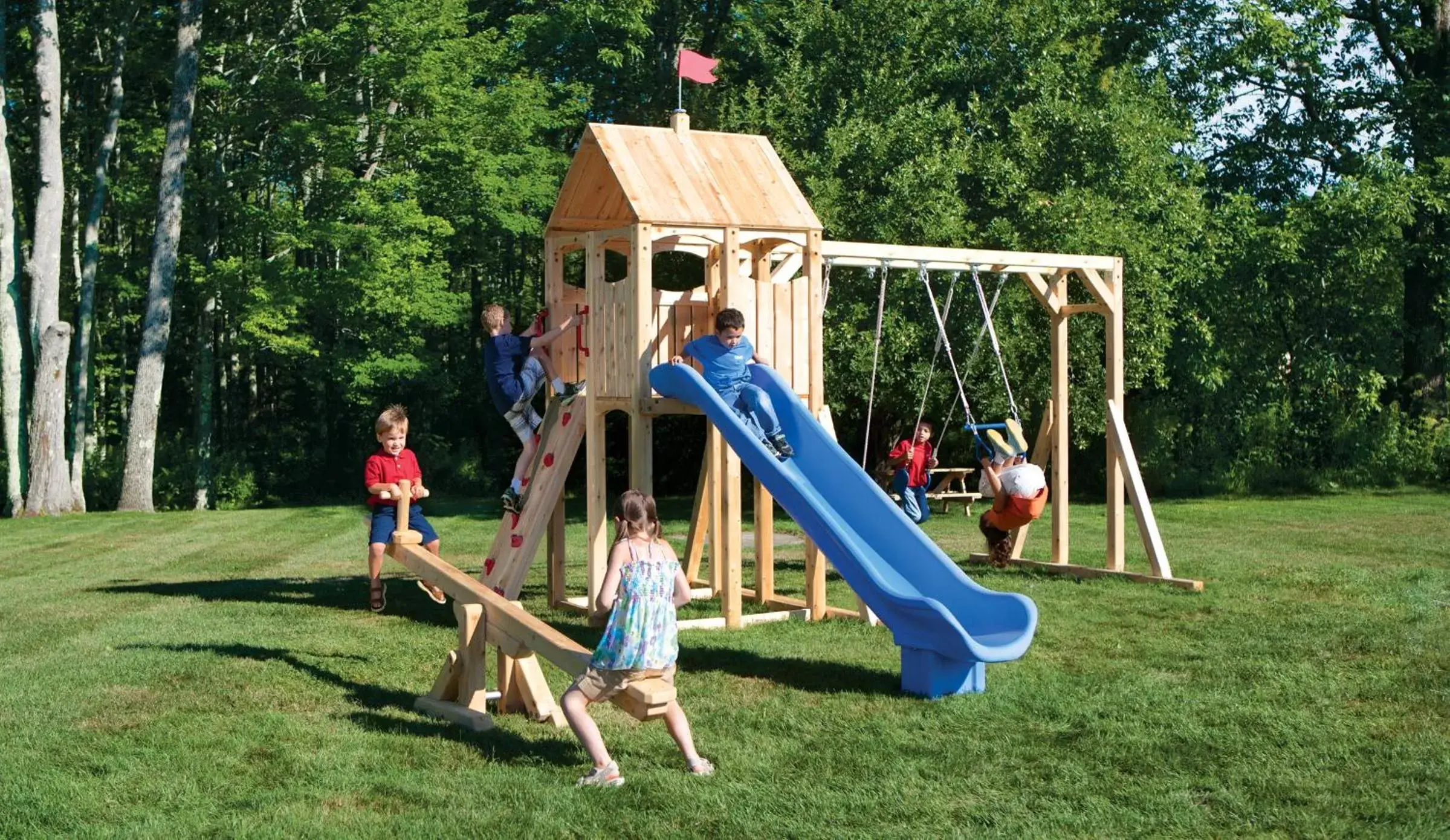 Children play ground, Children in Best Western Acadia Park Inn