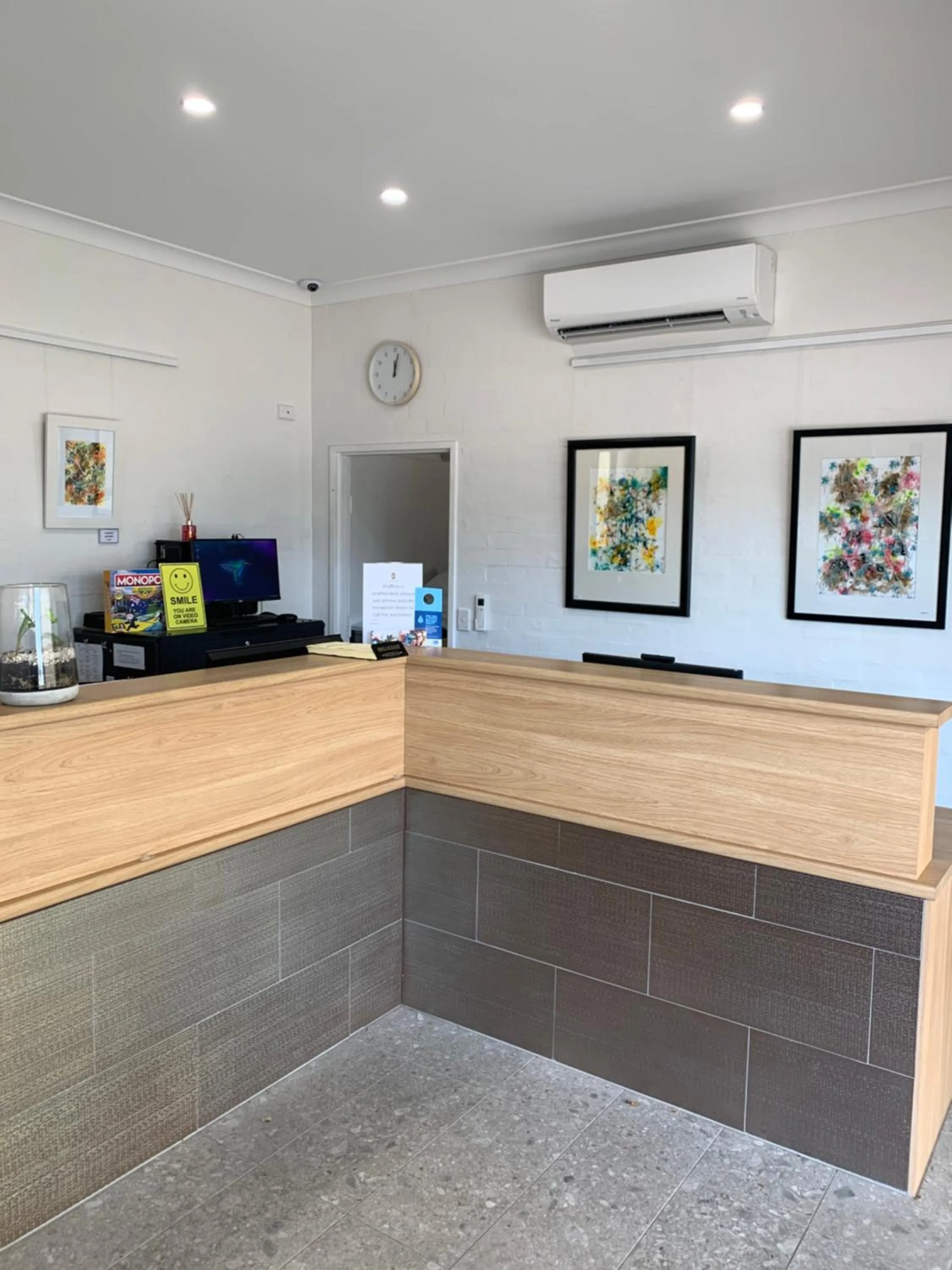 Property building in Town Square Motel