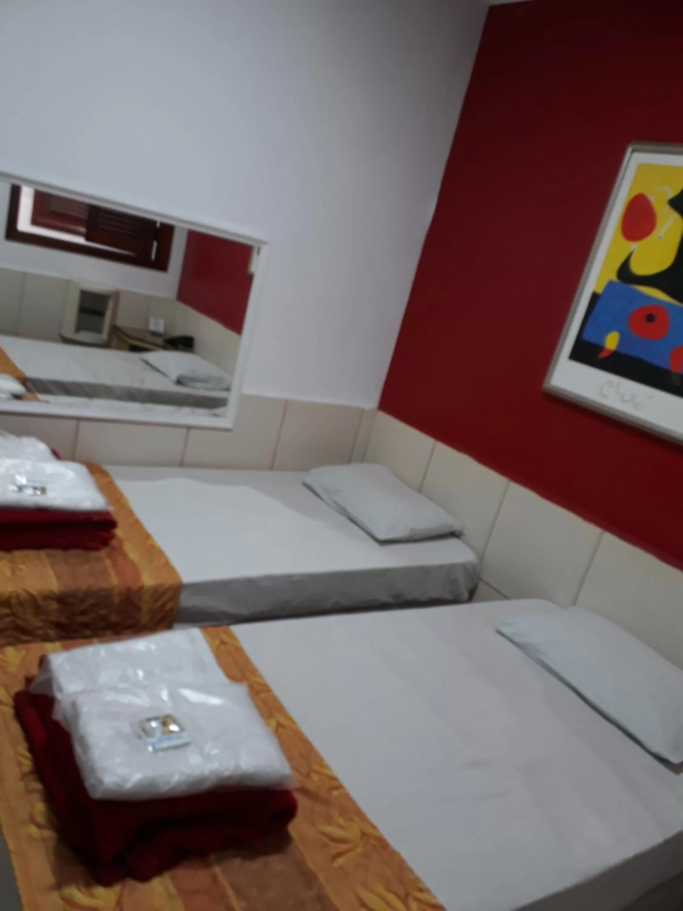 Bed in Hotel Smart Inn