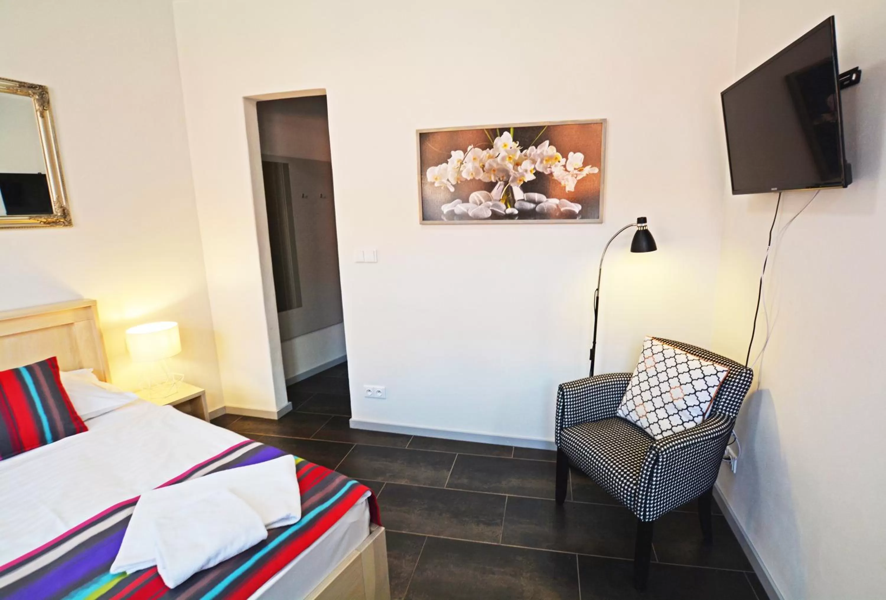 Seating area, TV/Entertainment Center in Historic Centre Residence