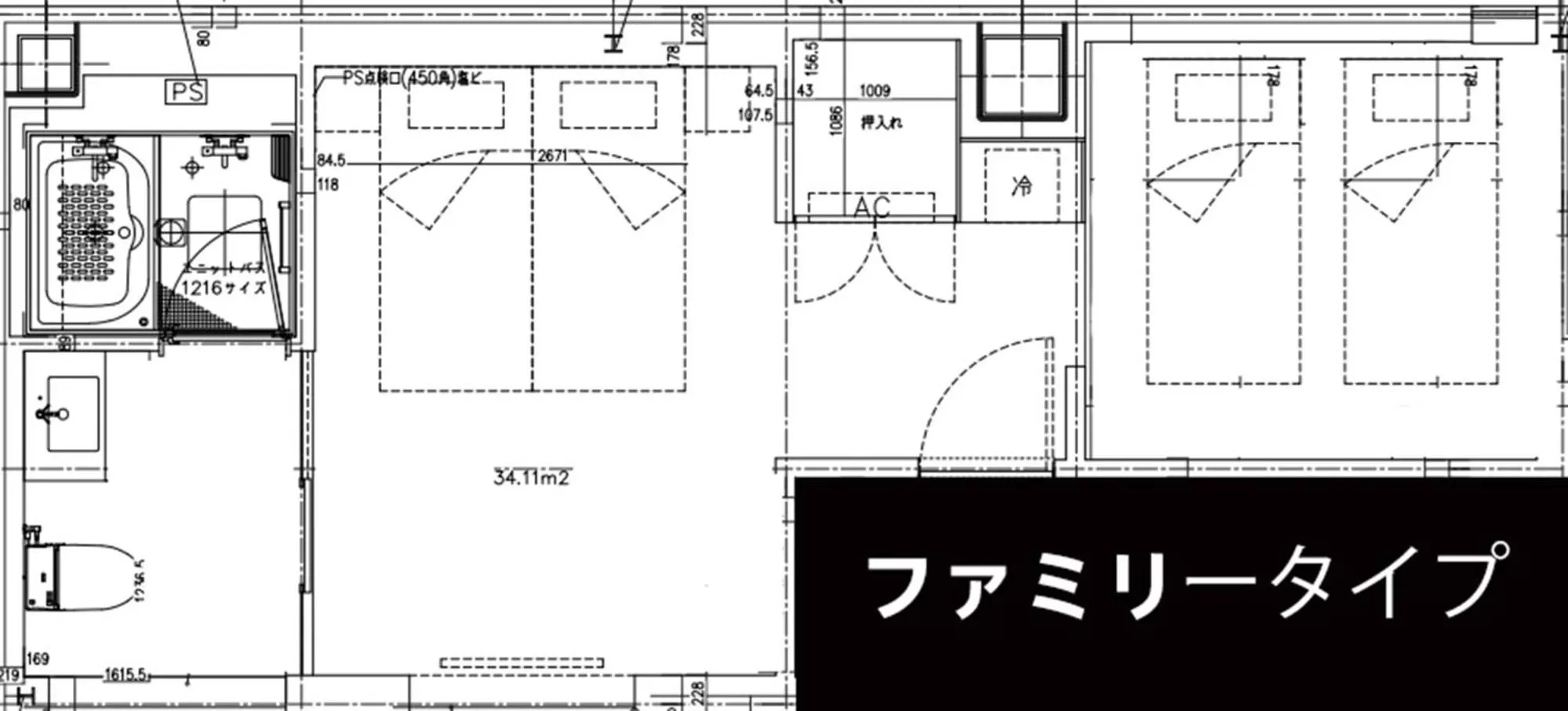 Property building, Floor Plan in NPlus Hotel Higashikanda-akihabara