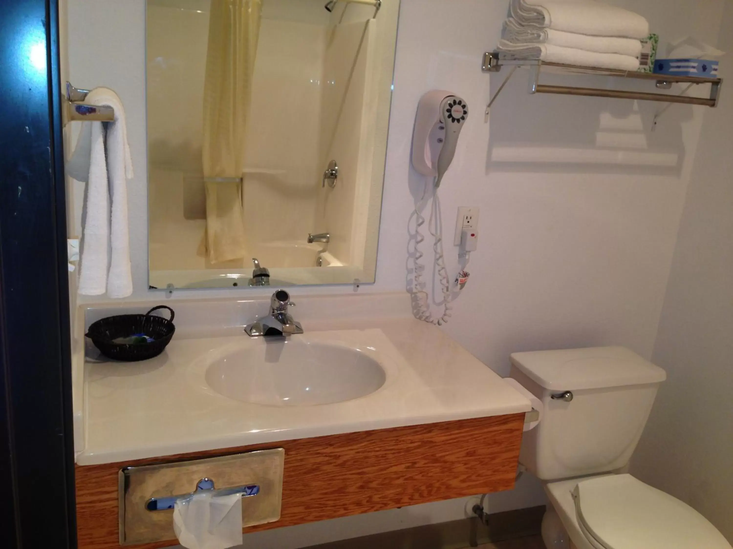 Bathroom in Budget Host Caribou Inn