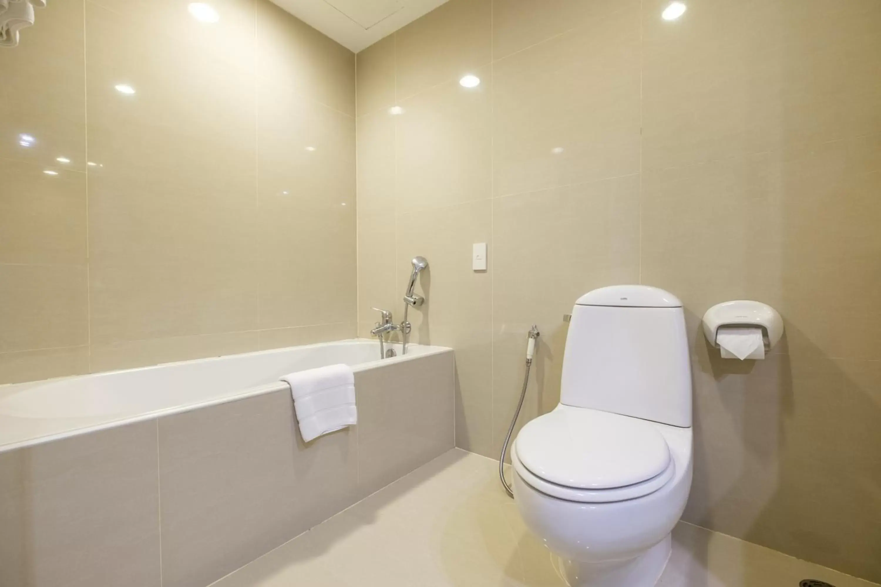 Bathroom in Evergreen Place Siam by UHG - SHA Extra Plus