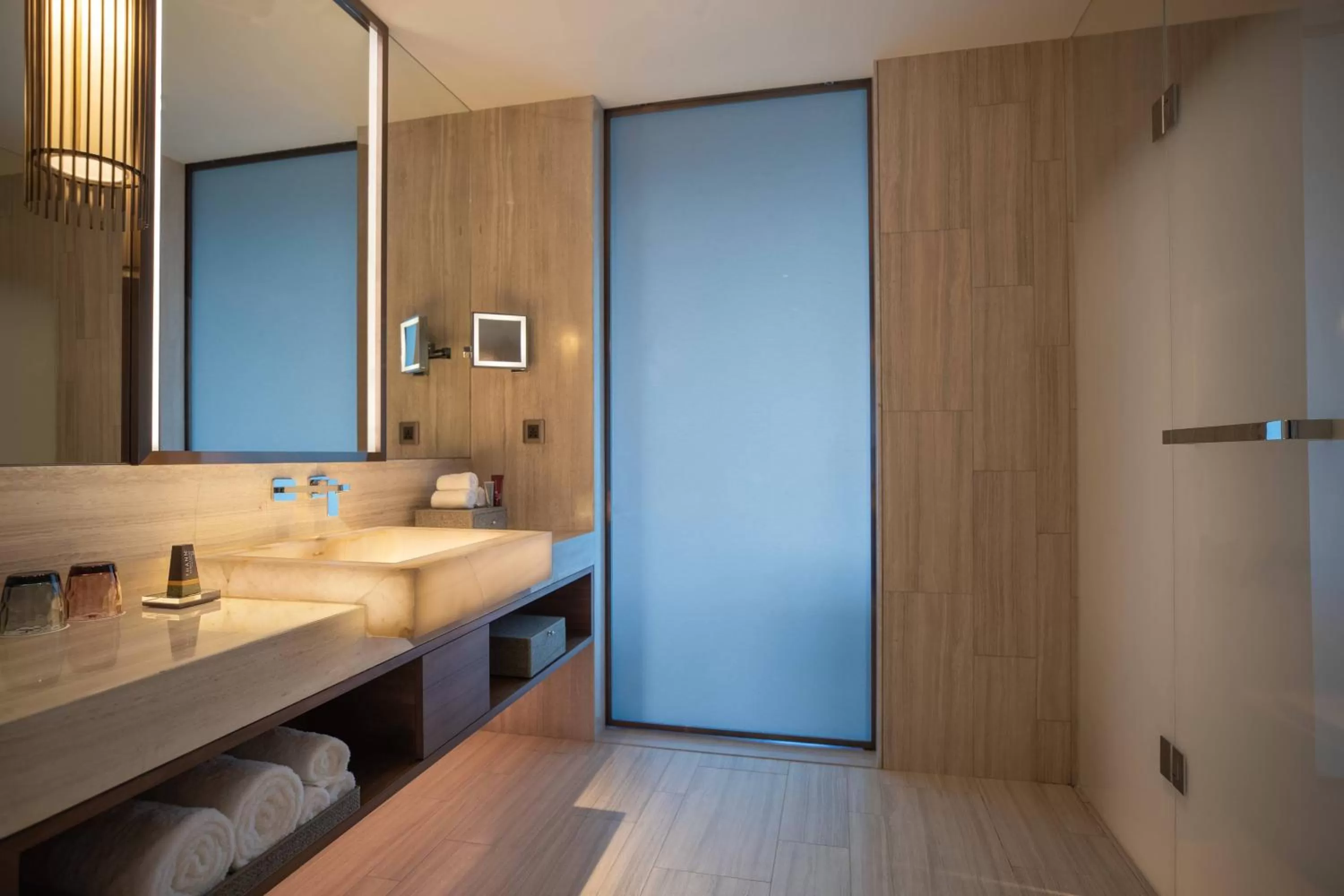 Bathroom in Beijing Marriott Hotel Changping