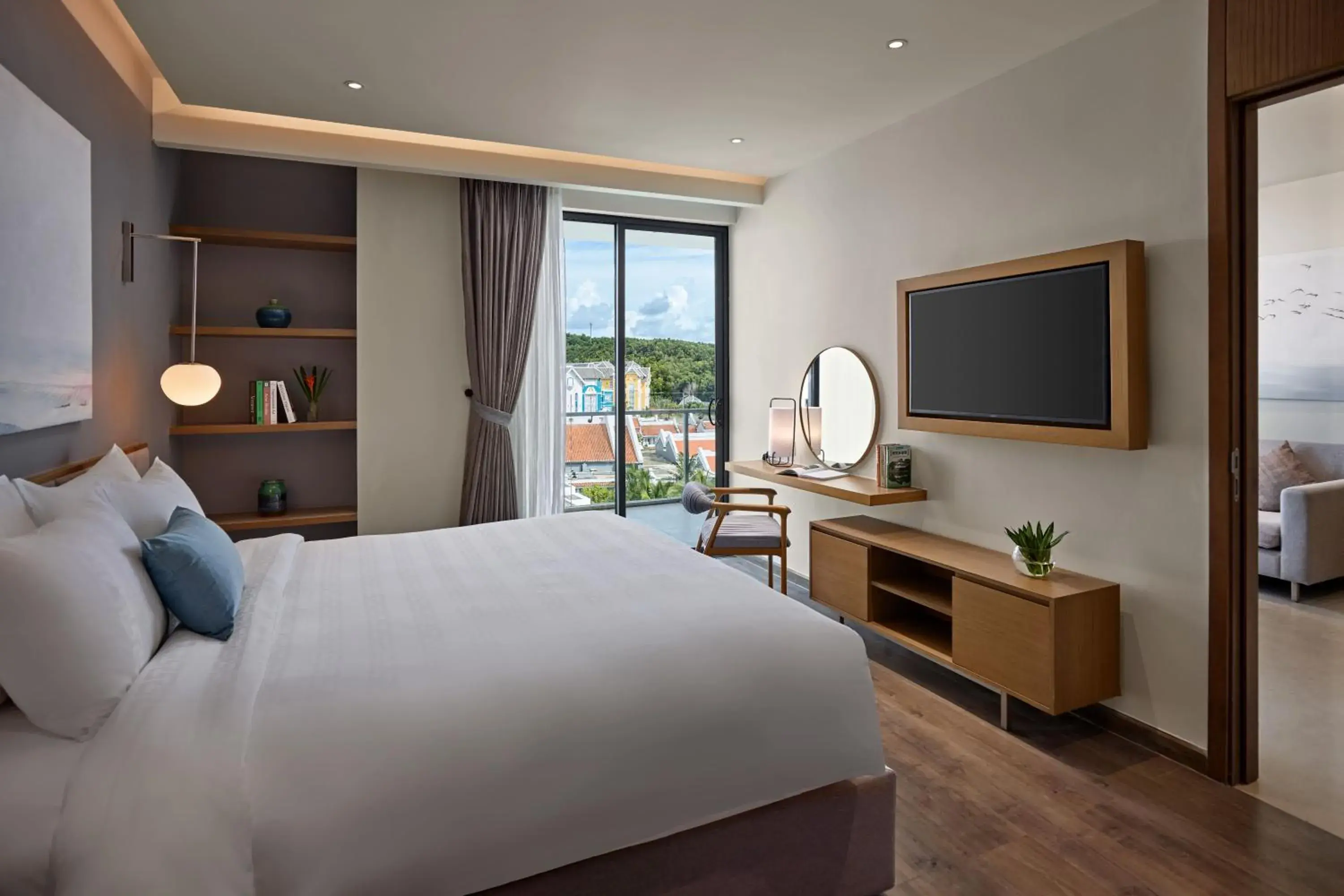 Bedroom, TV/Entertainment Center in Premier Residences Phu Quoc Emerald Bay Managed by Accor