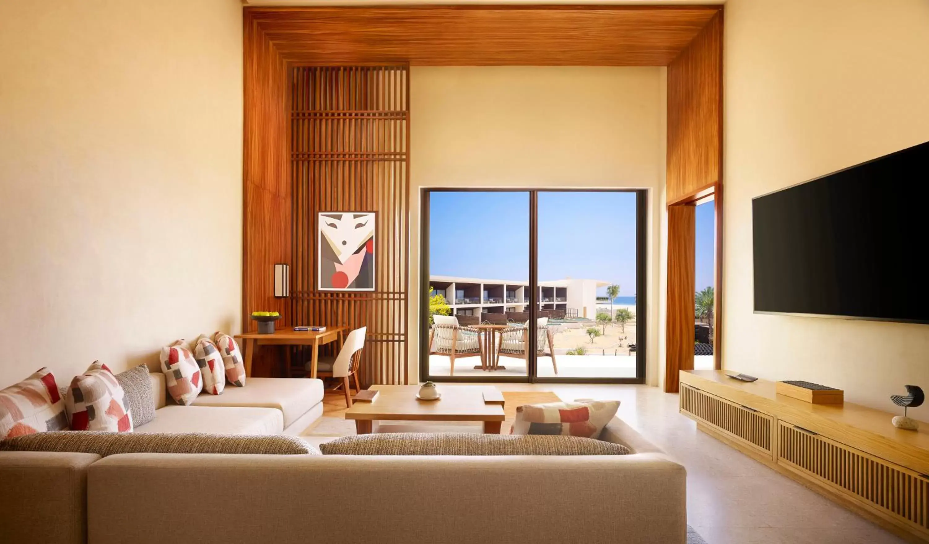 Photo of the whole room in Nobu Hotel Los Cabos