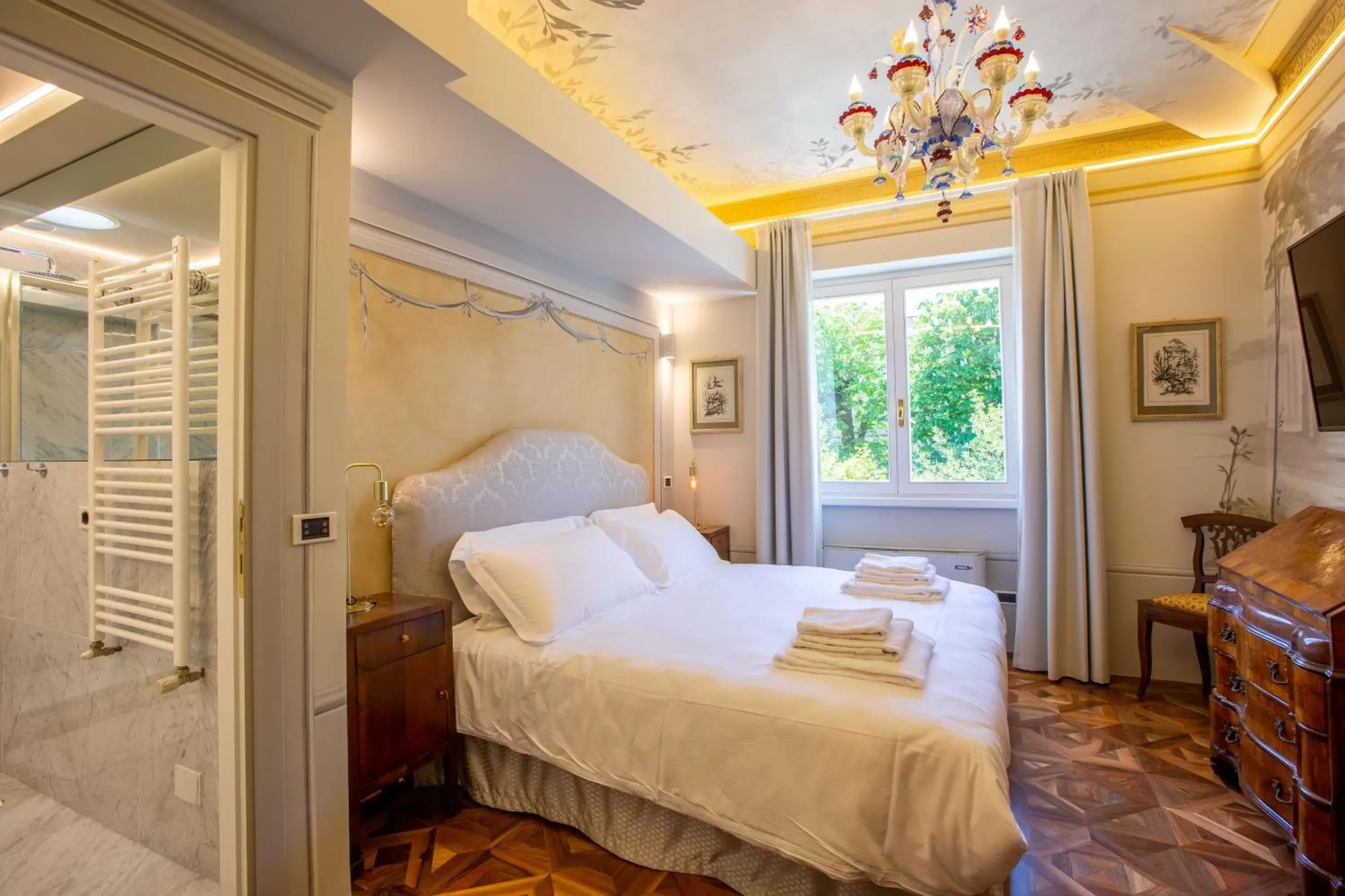 Bedroom, Bed in Villa Tortorelli