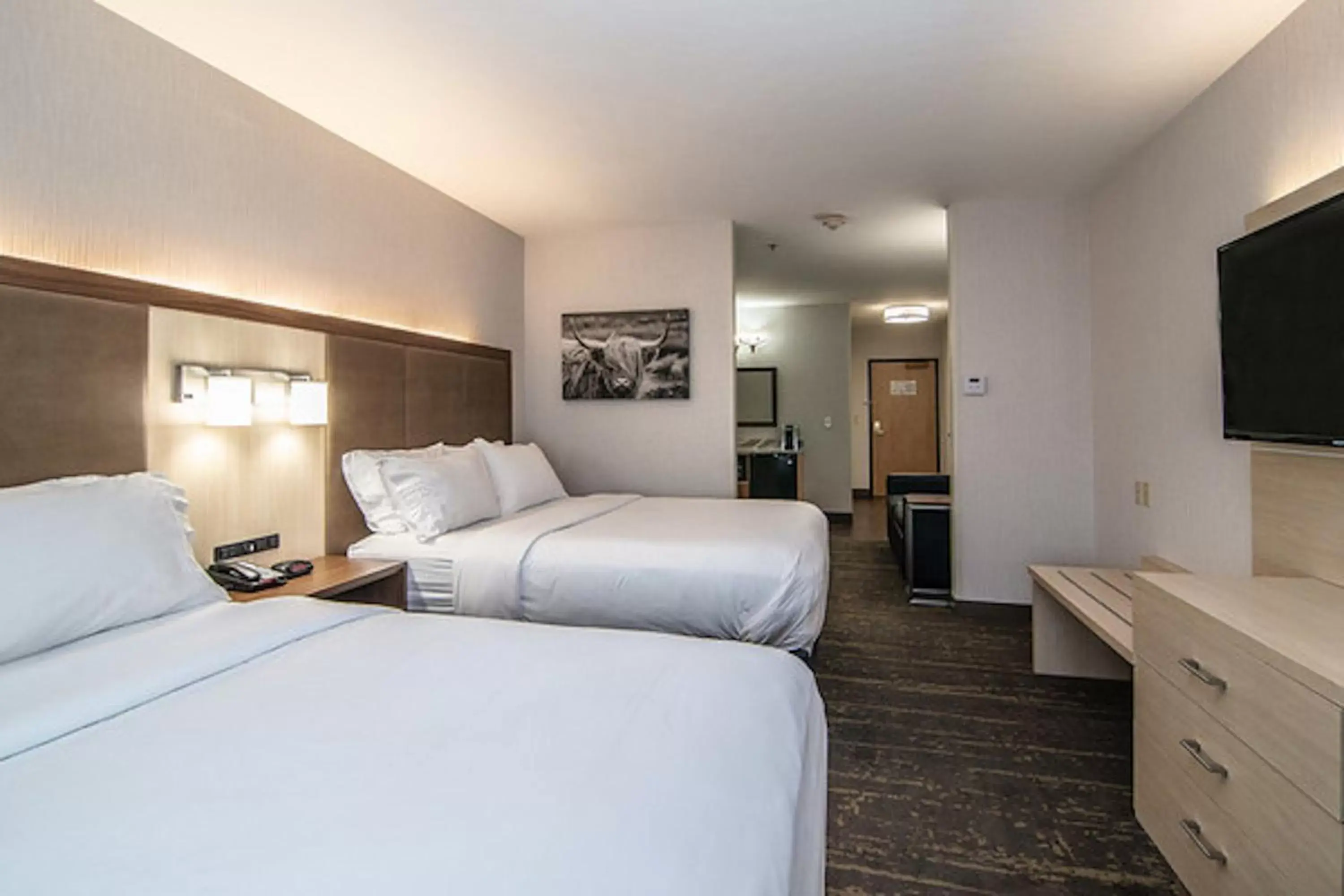 Photo of the whole room, Bed in Holiday Inn Express Hotel & Suites Kalispell, an IHG Hotel