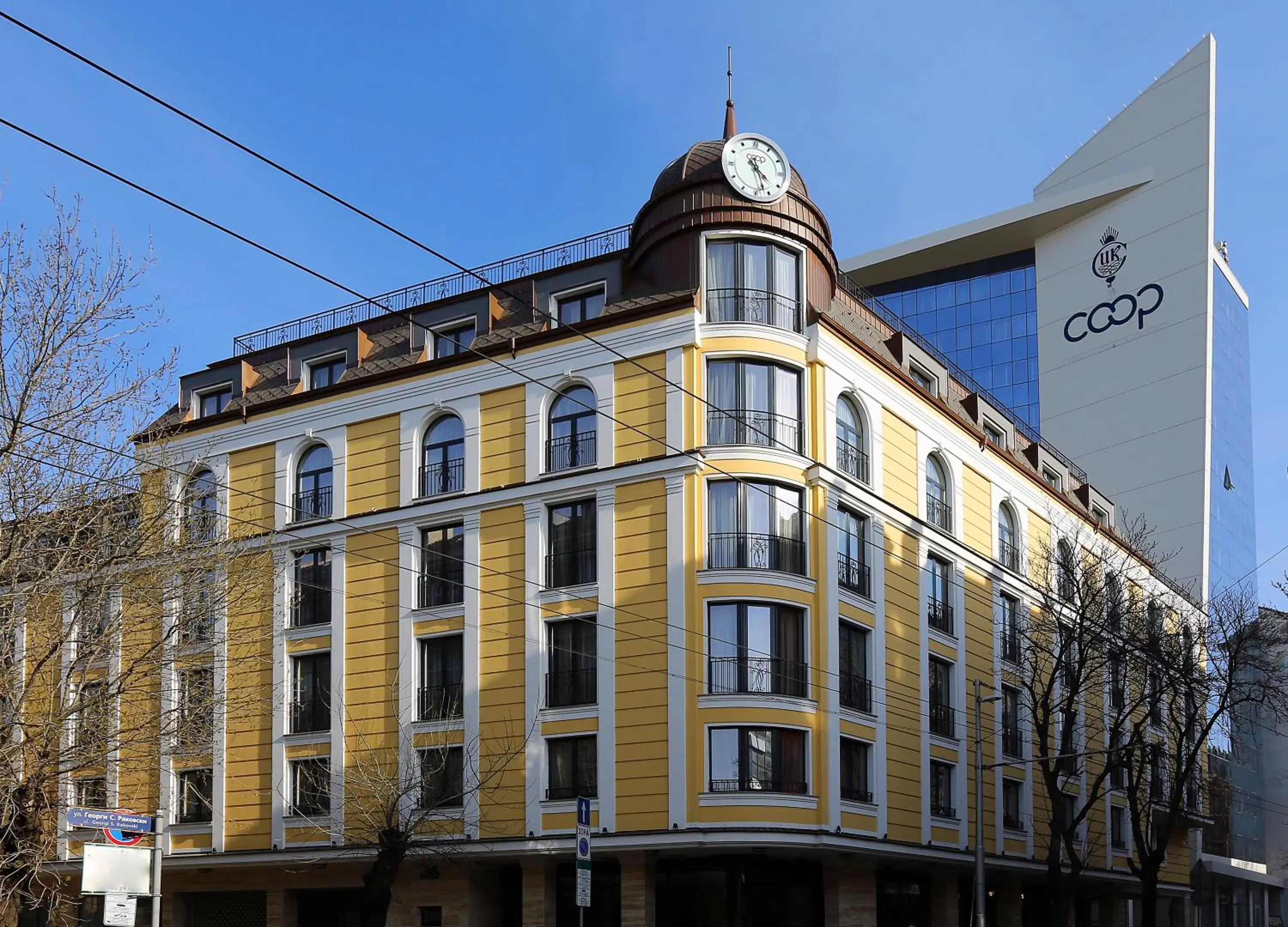Facade/entrance, Property Building in COOP Hotel Sofia