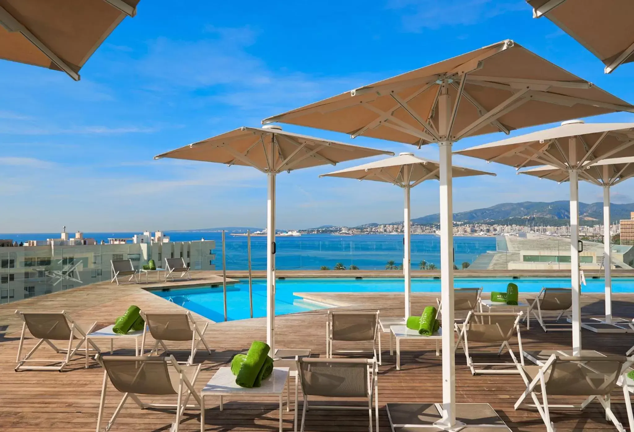 Balcony/Terrace, Swimming Pool in Melia Palma Bay