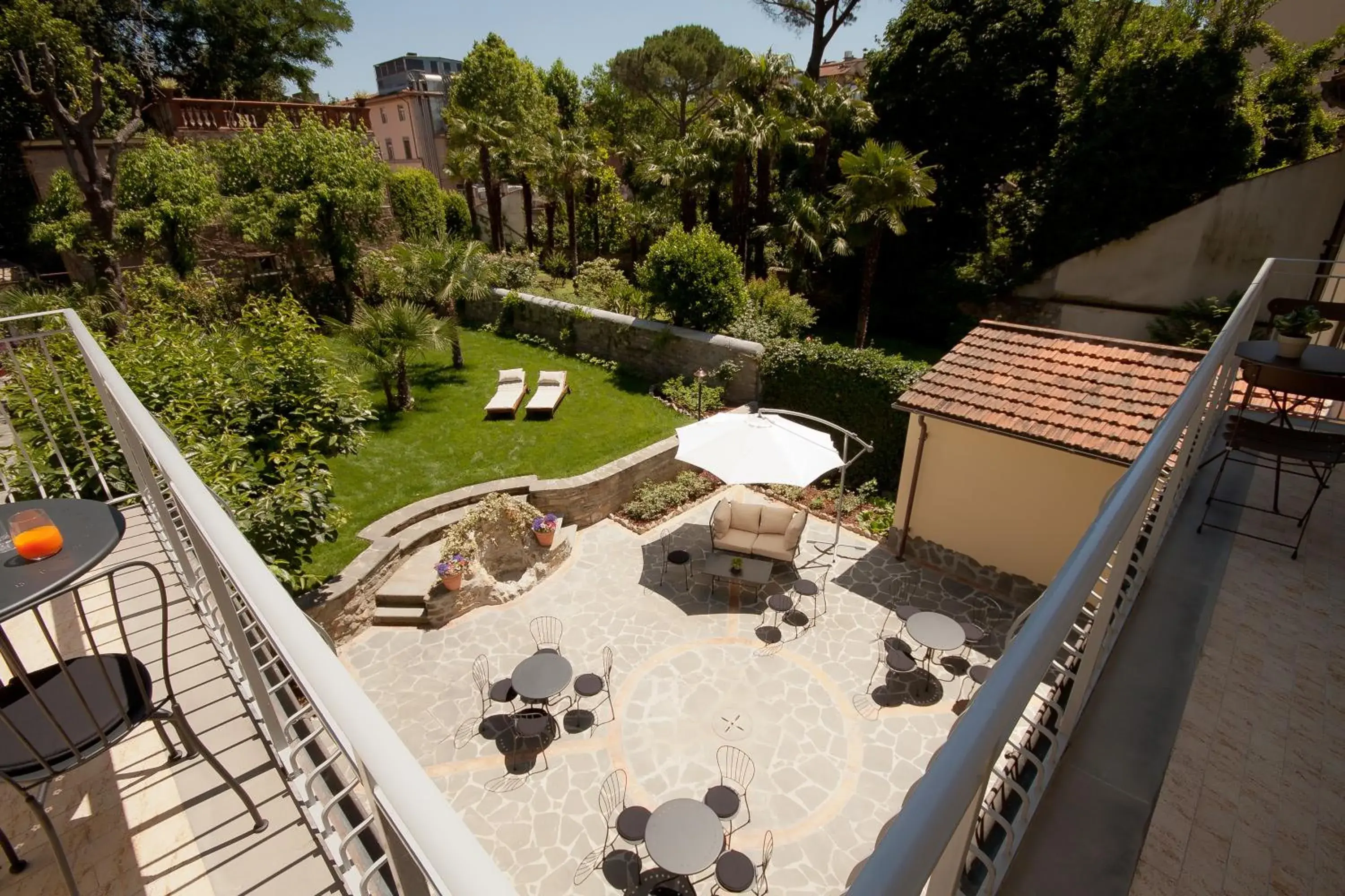Garden, Balcony/Terrace in Relais La Corte di Cloris