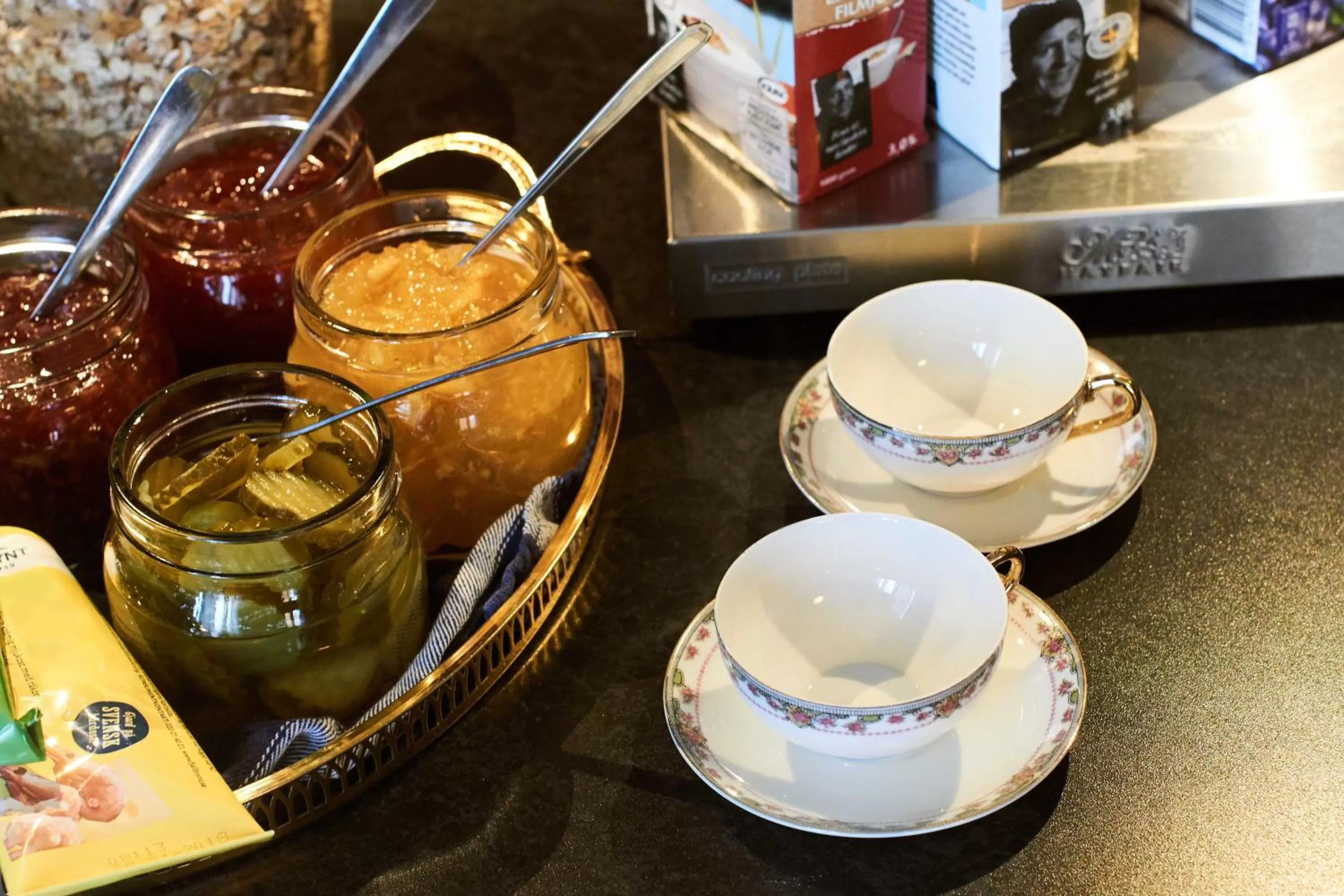 Continental breakfast in Pensionat Augustin