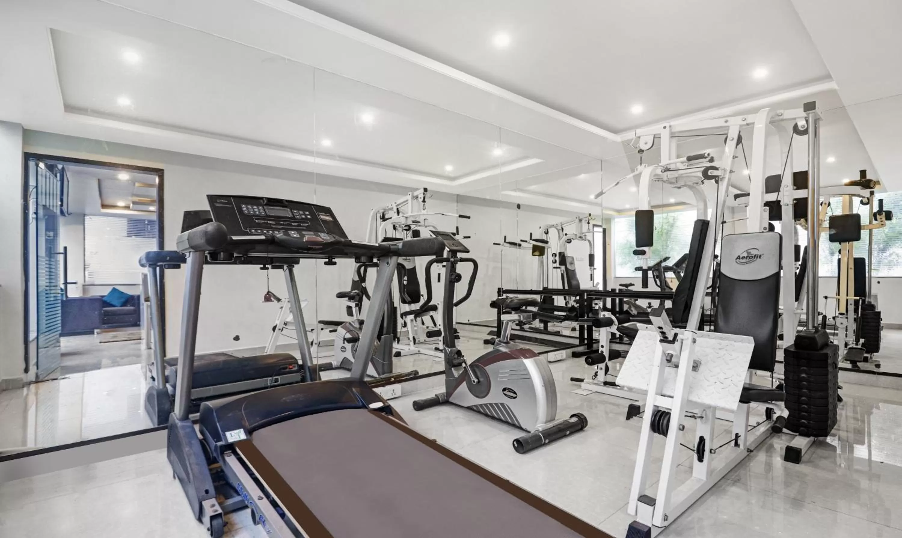 Fitness centre/facilities in Treebo Kruthika Residency