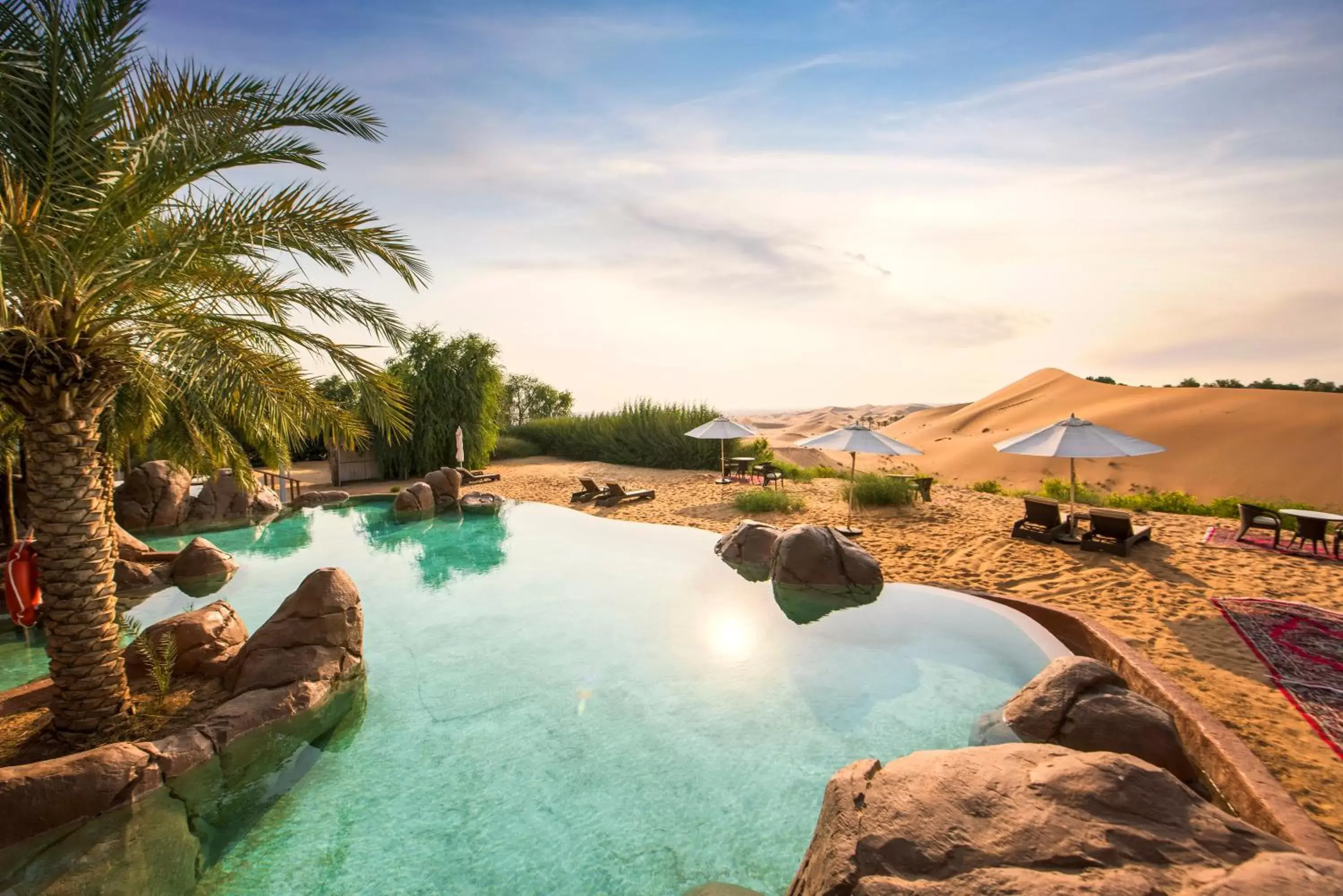 Natural landscape, Swimming Pool in Telal Resort Al Ain