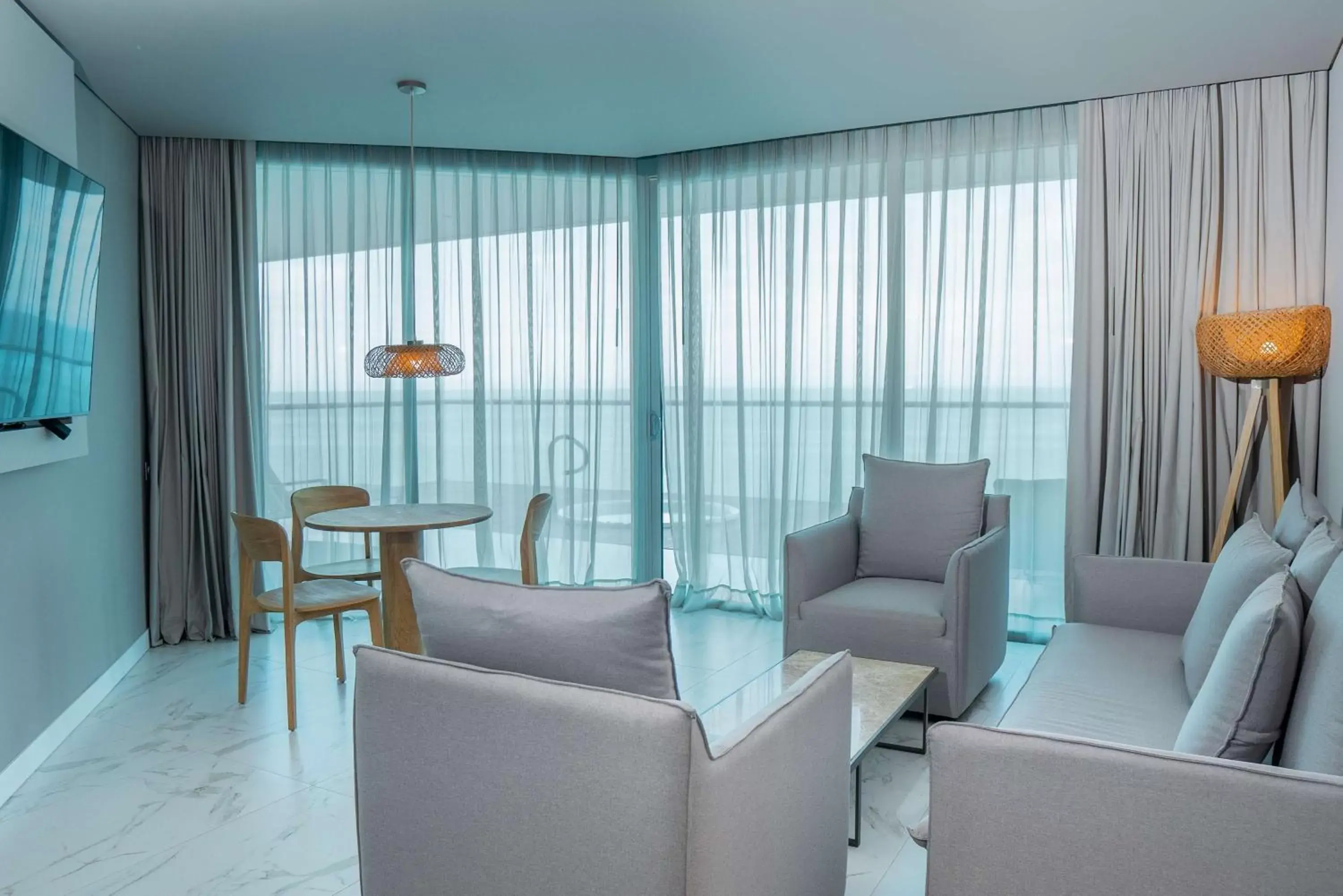 Living room, Seating Area in Hilton Santa Marta