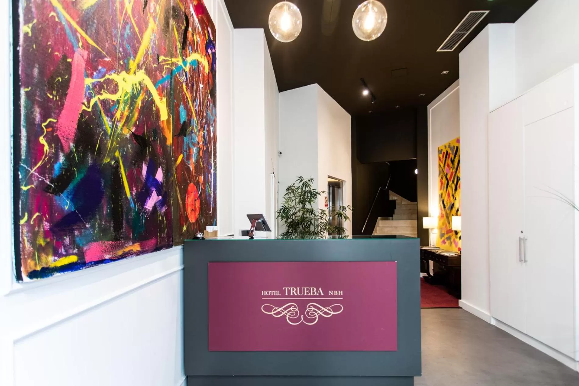Lobby or reception in Hotel Trueba