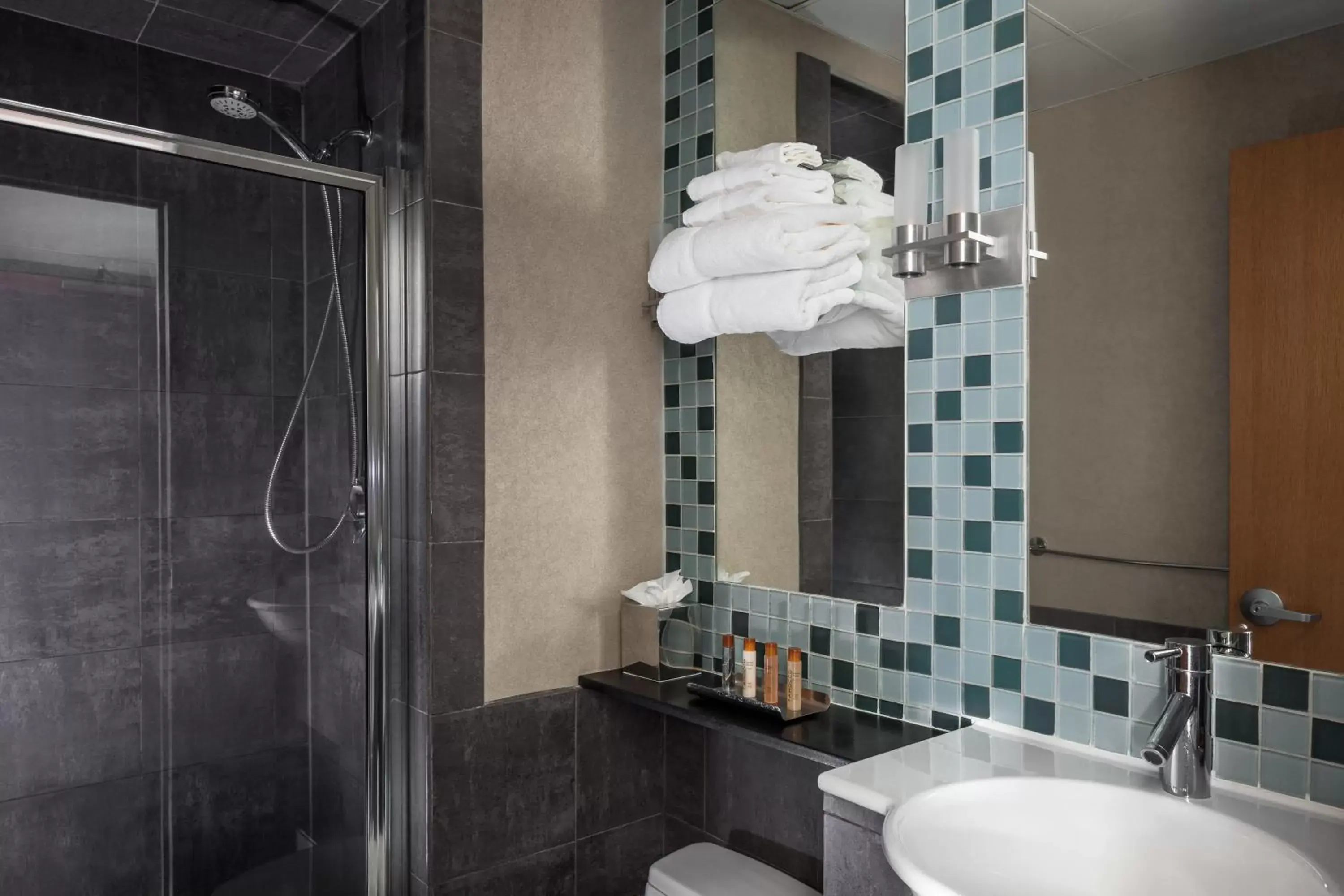 Shower, Bathroom in Charlesmark Hotel