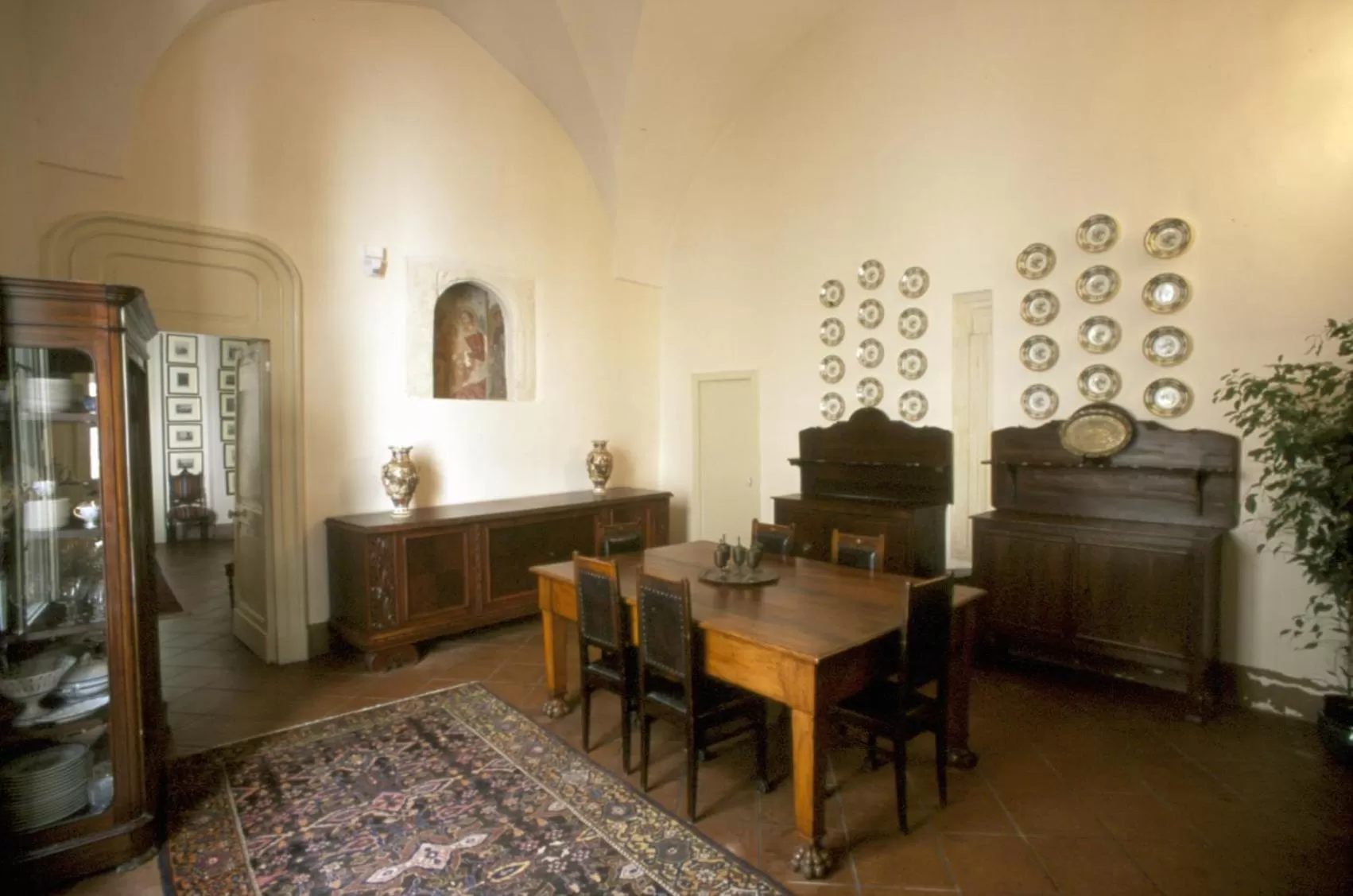 Dining area in Palazzo Bernardini Suites