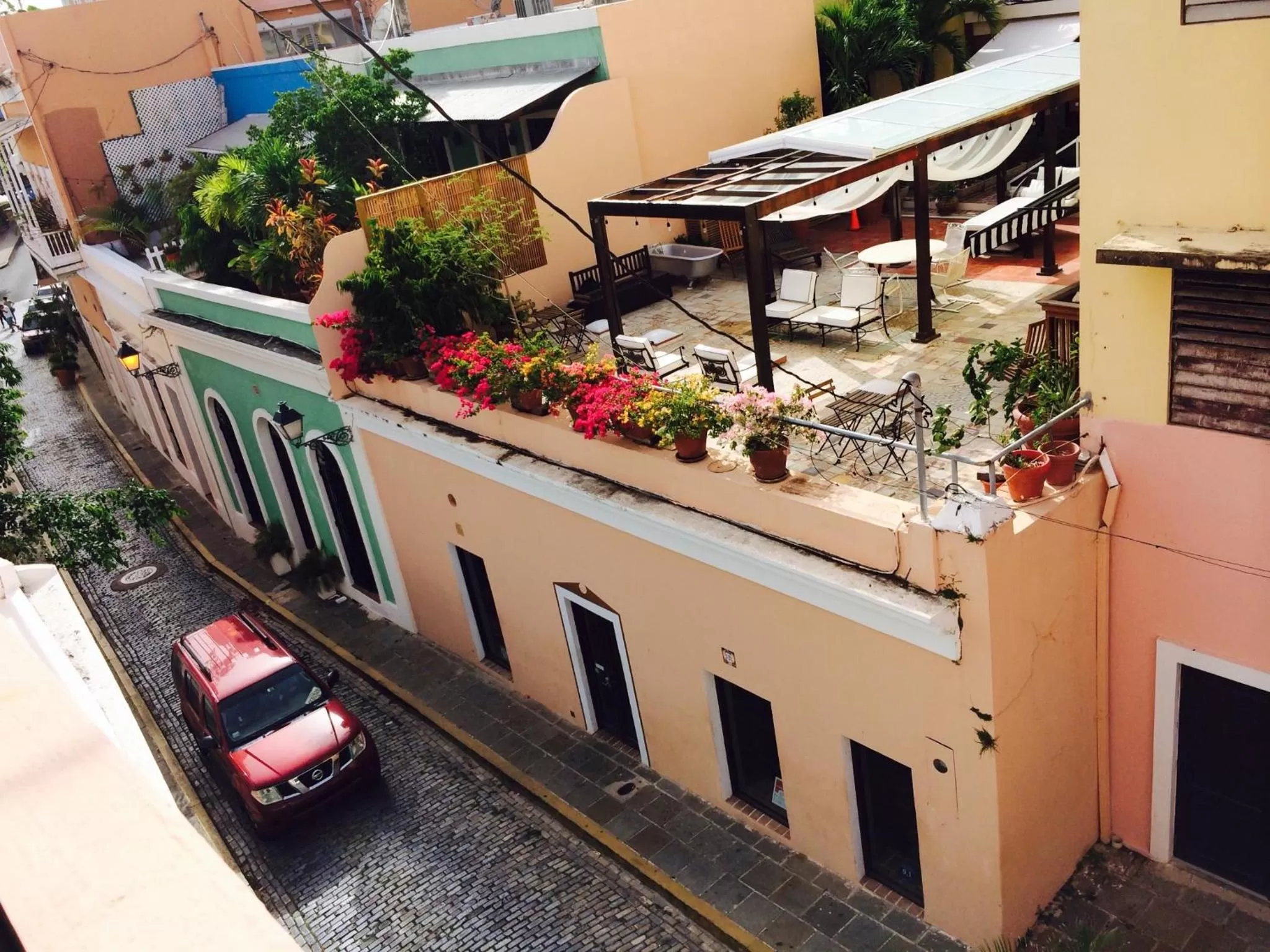 Bird's eye view in Villa Herencia Hotel