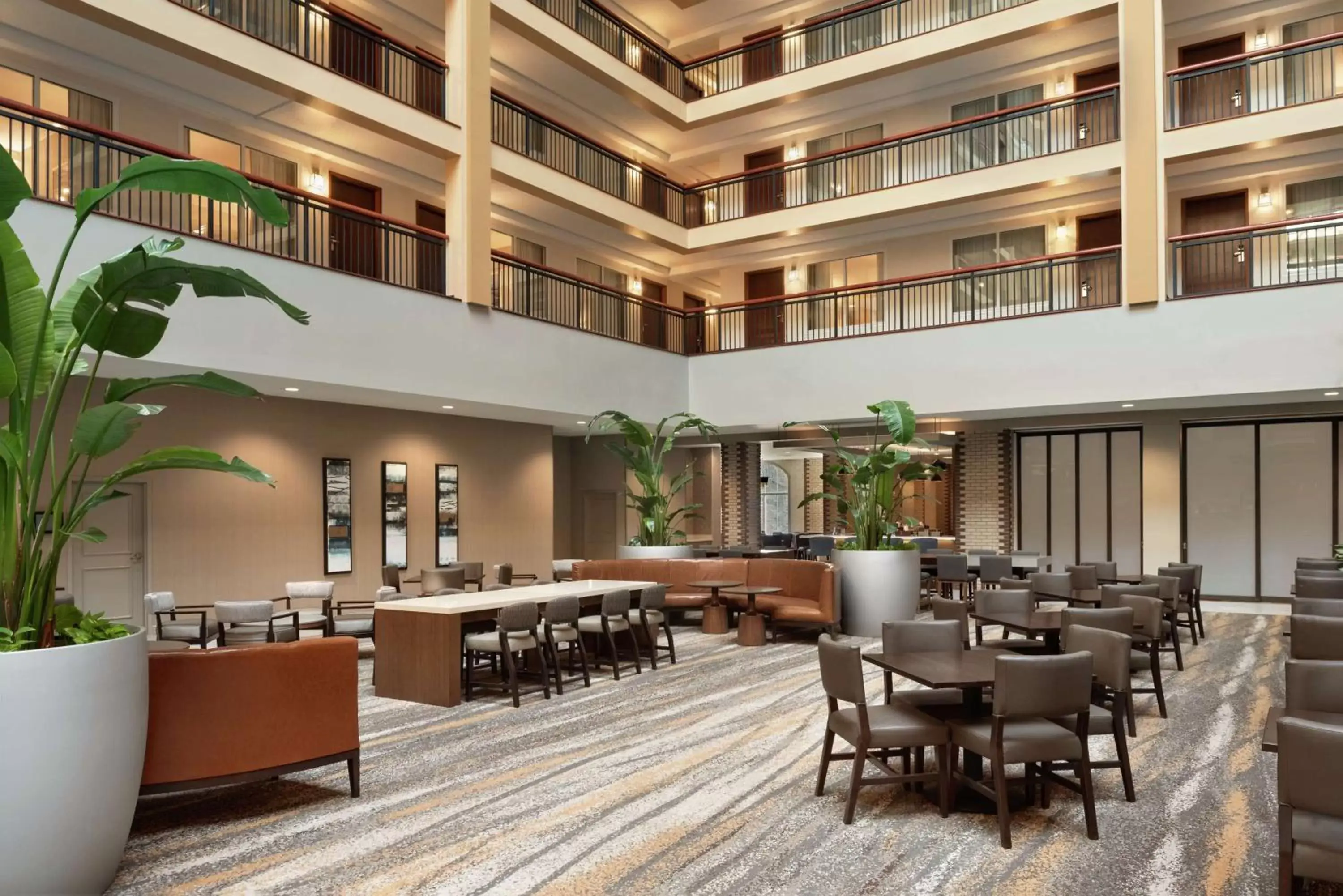 Lobby or reception in Embassy Suites by Hilton Cleveland Rockside Lobby or reception in Embassy Suites by Hilton Cleveland Rockside