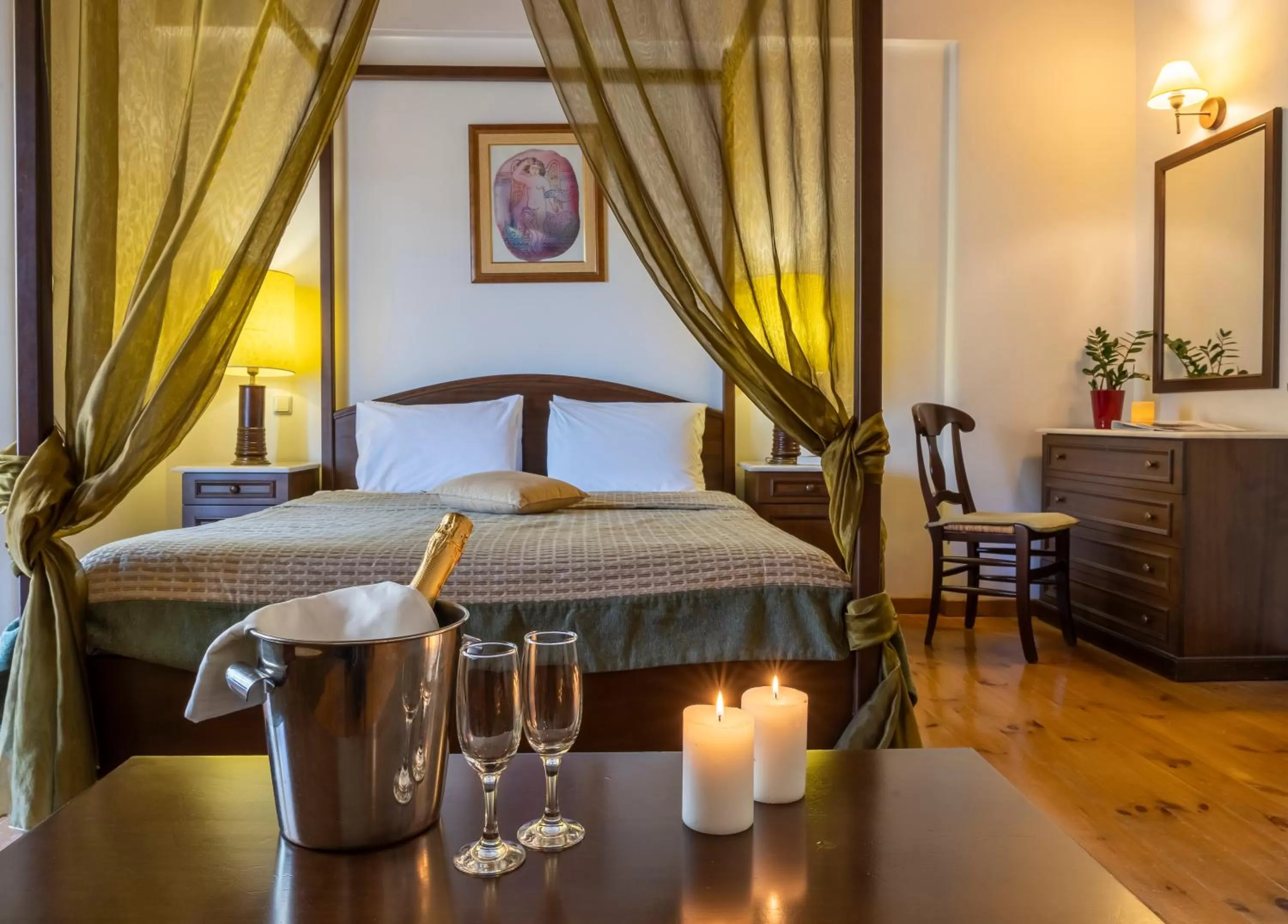 Bed in Anemolia Mountain Resort