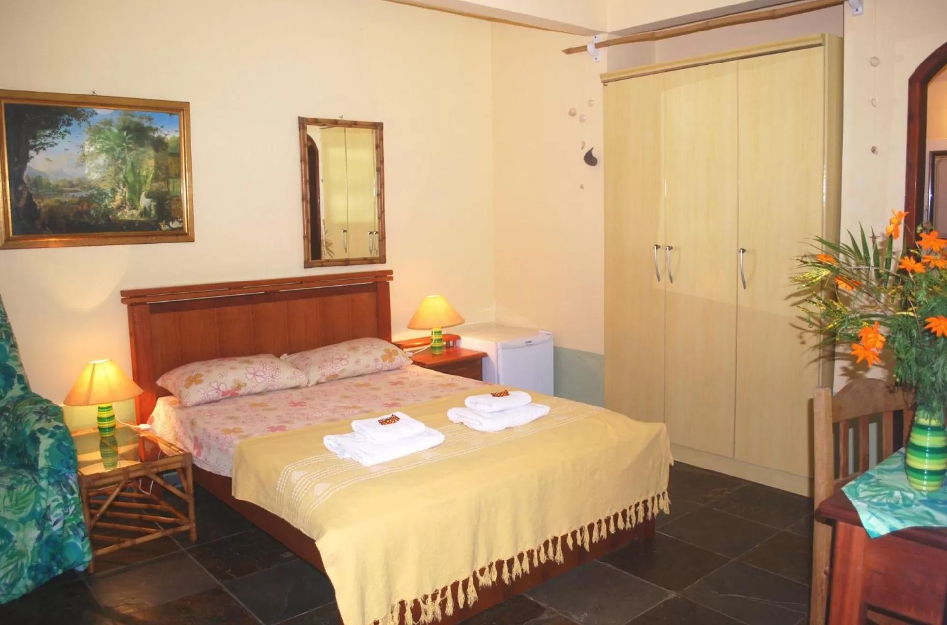 Bedroom, Bed in Hotel Eco Sítio Nosso Paraíso