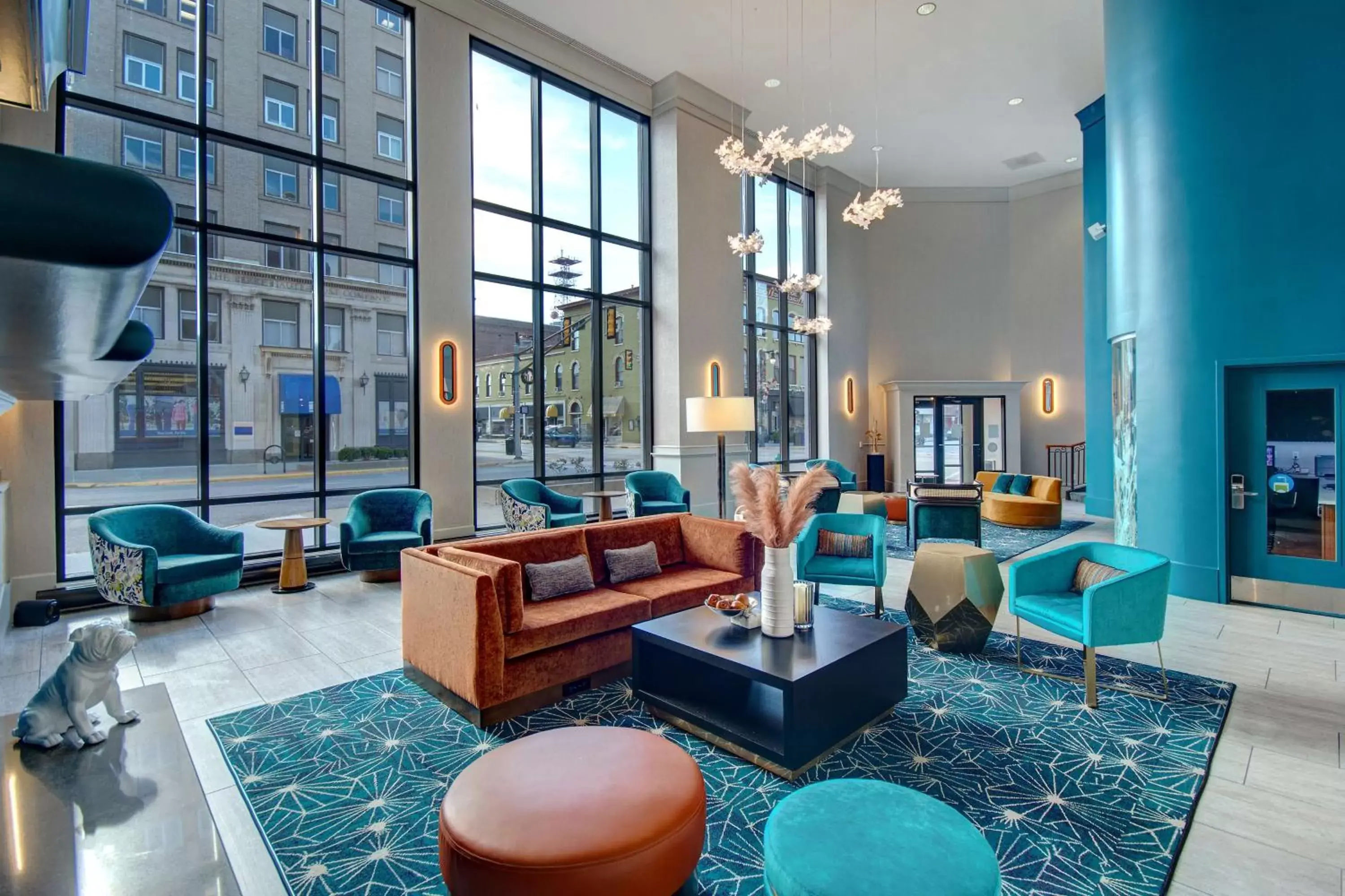 Lobby or reception in Hilton Garden Inn Terre Haute