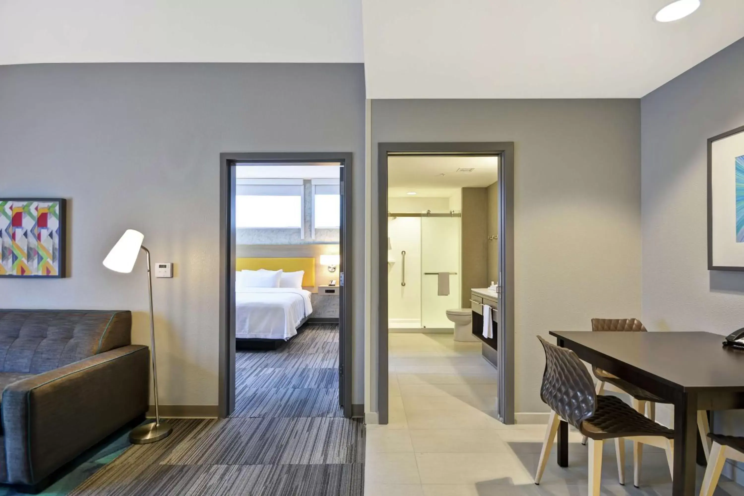 Bedroom in Home2 Suites by Hilton Queensbury Lake George