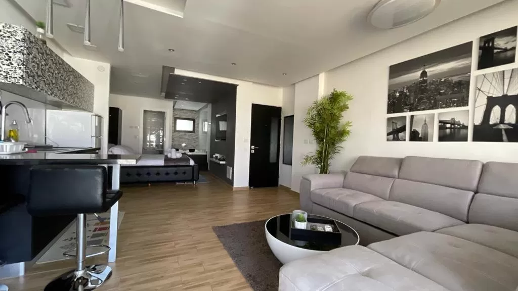 Seating Area in Lev Eilat Suites