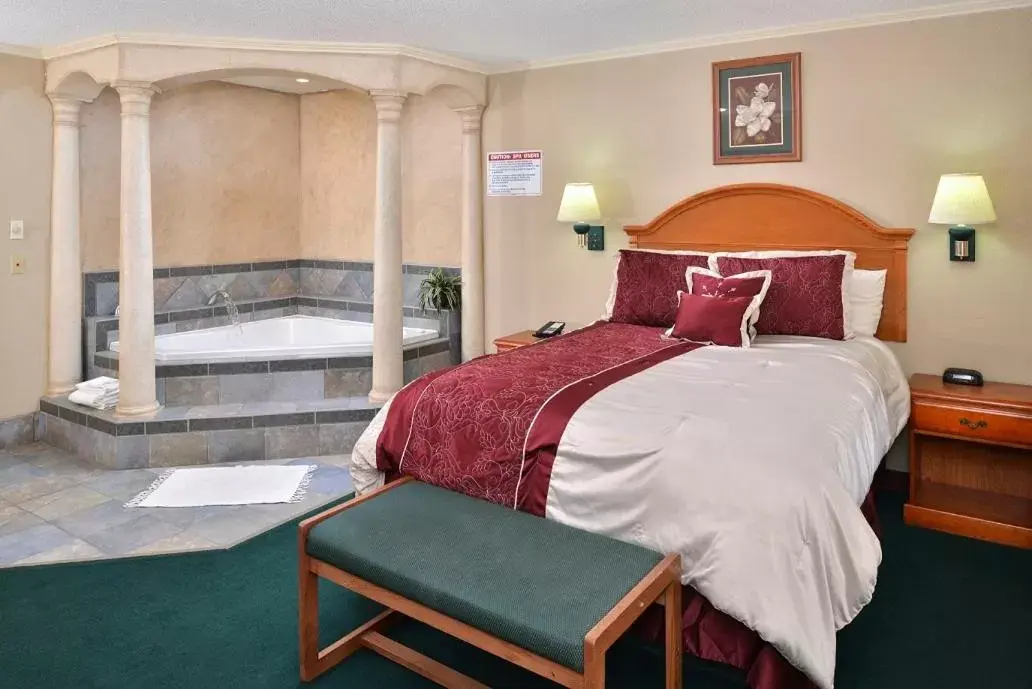Bed in Americas Best Value Inn Lubbock East