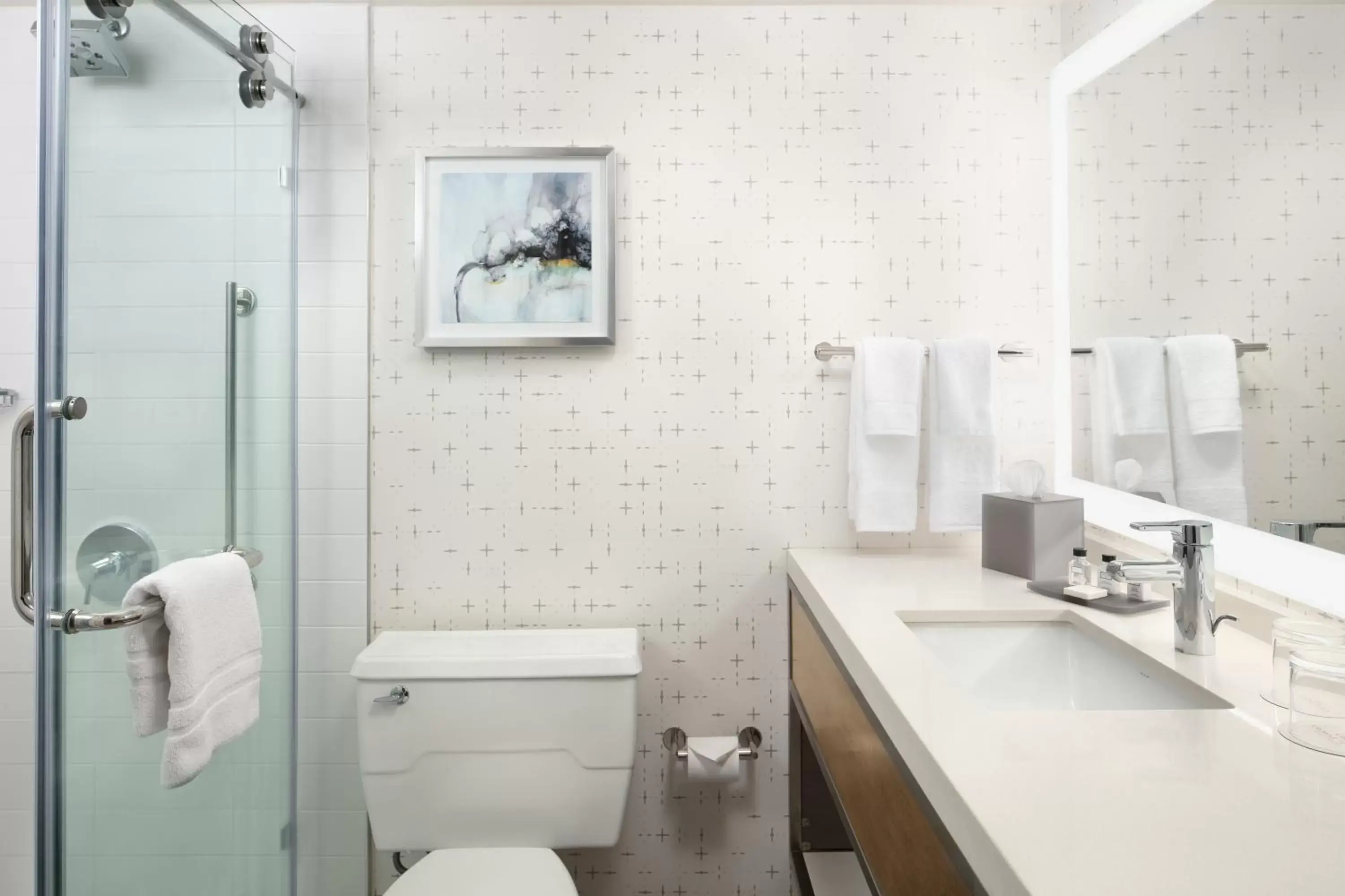 Bathroom in Crowne Plaza Dallas Market Center, an IHG Hotel