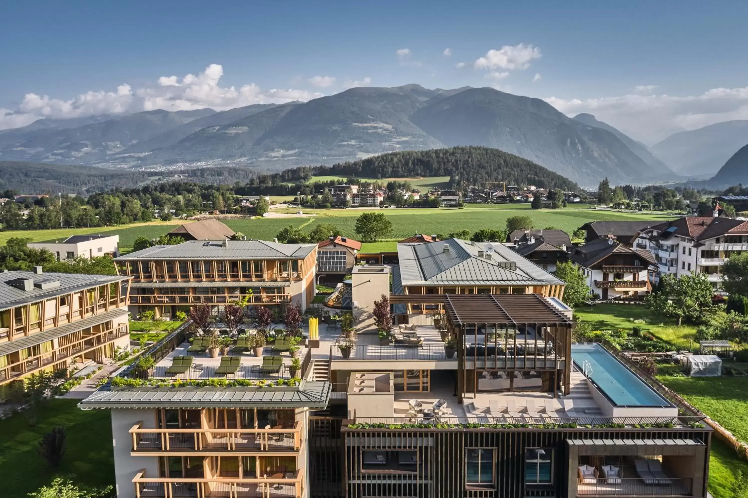 Property building, Bird's-eye View in Falkensteiner Hotel Kronplatz - The Leading Hotels of the World