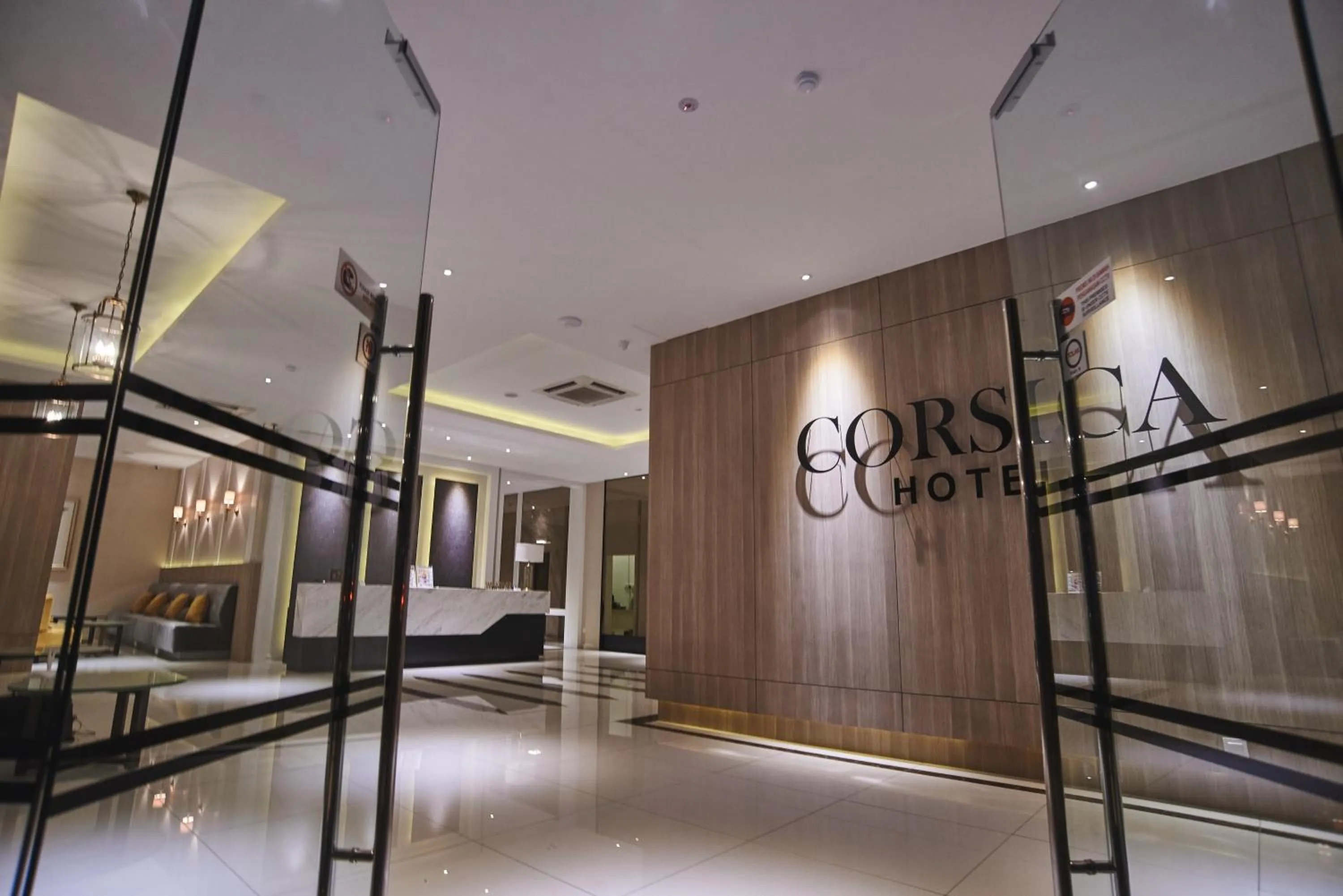 Property logo or sign in Corsica Hotel