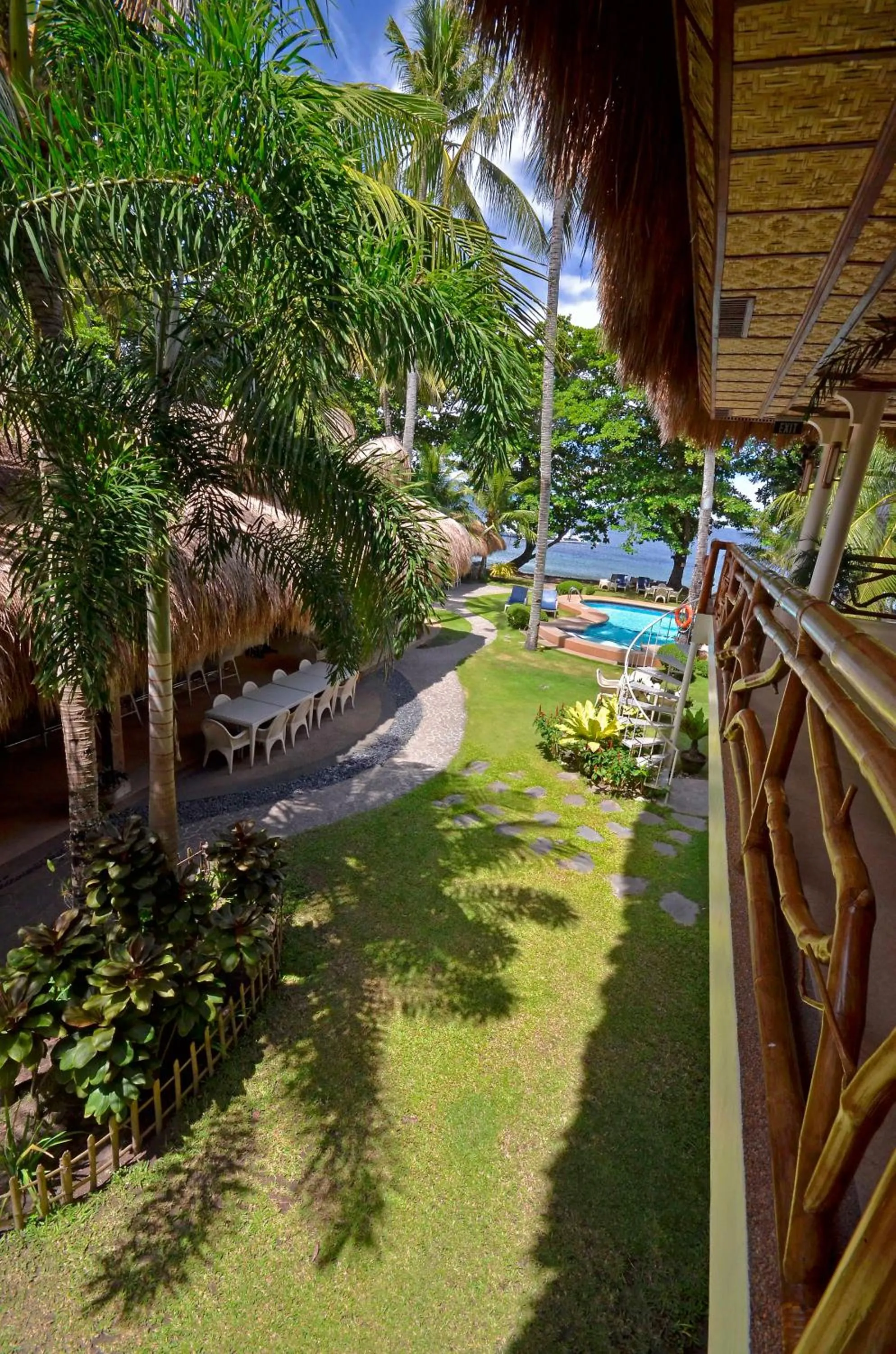 Balcony/Terrace in Mike's Dauin Dive Resort
