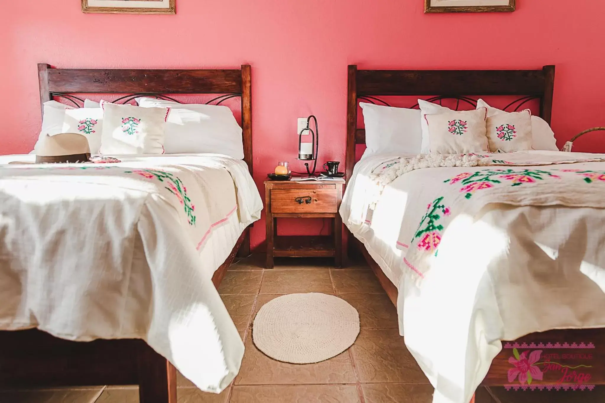 Bed in Hotel San Jorge